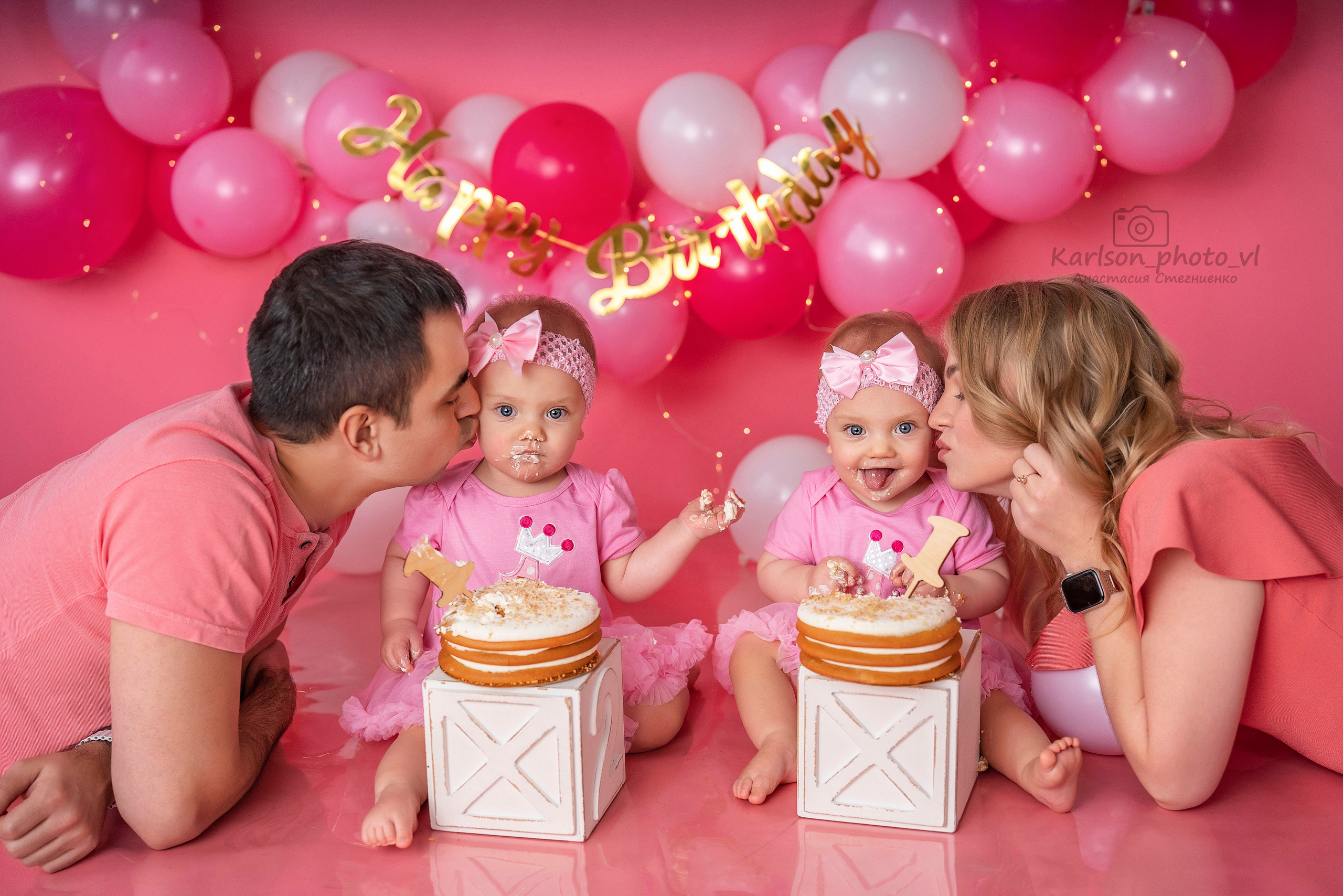 Двойняшки. Детский и семейный фотограф в Москве Анастасия Стегниенко