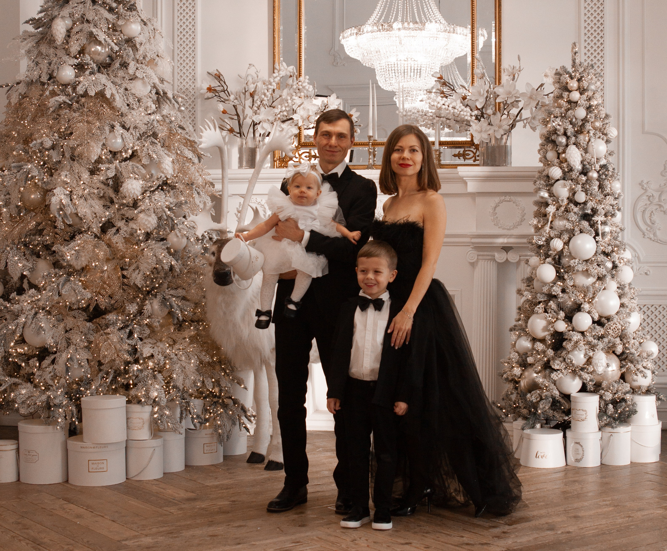 Black and white Christmas story. Фотограф Ирина Воробьева