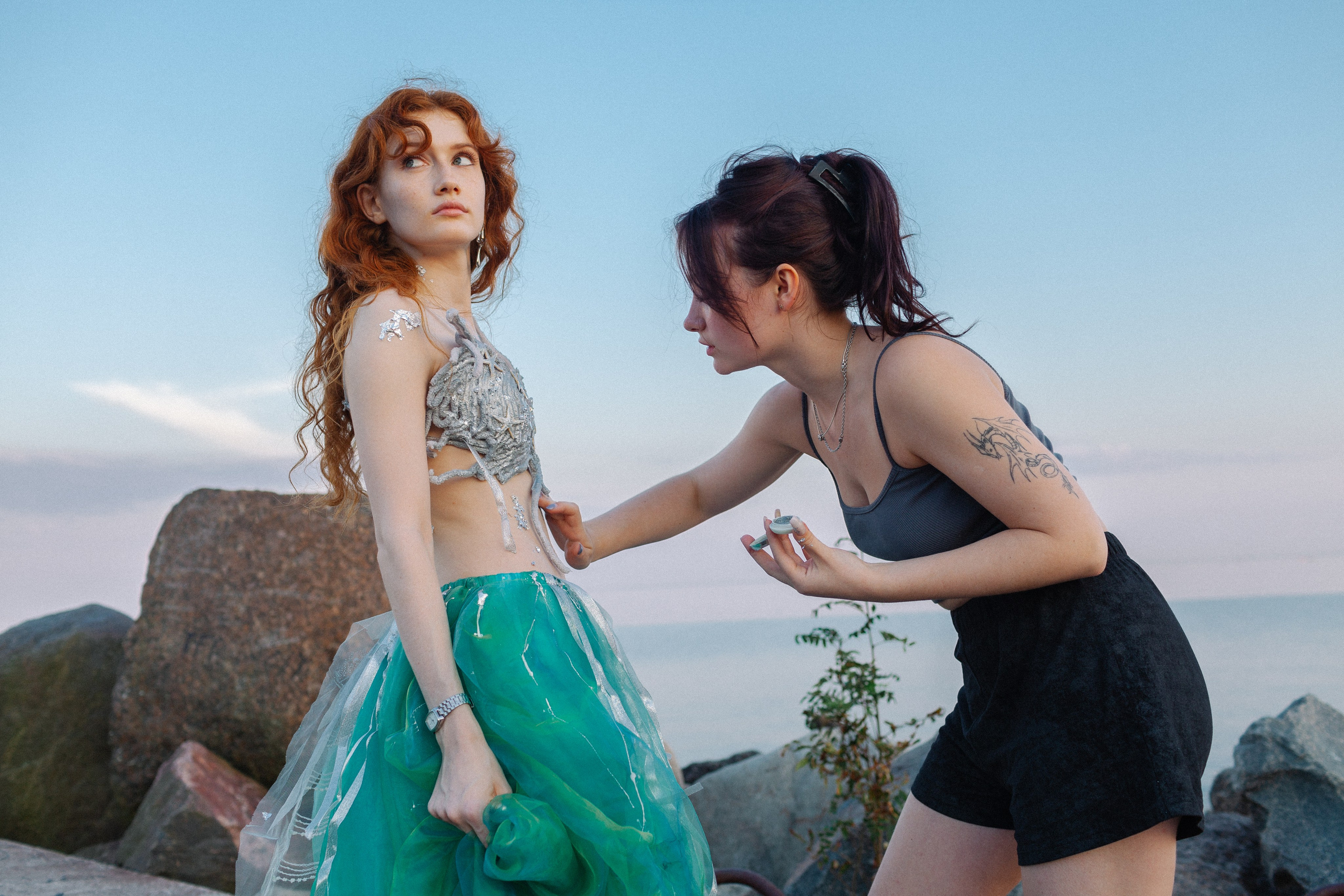 Backstage Mermaid. Фотограф Вика Йодль