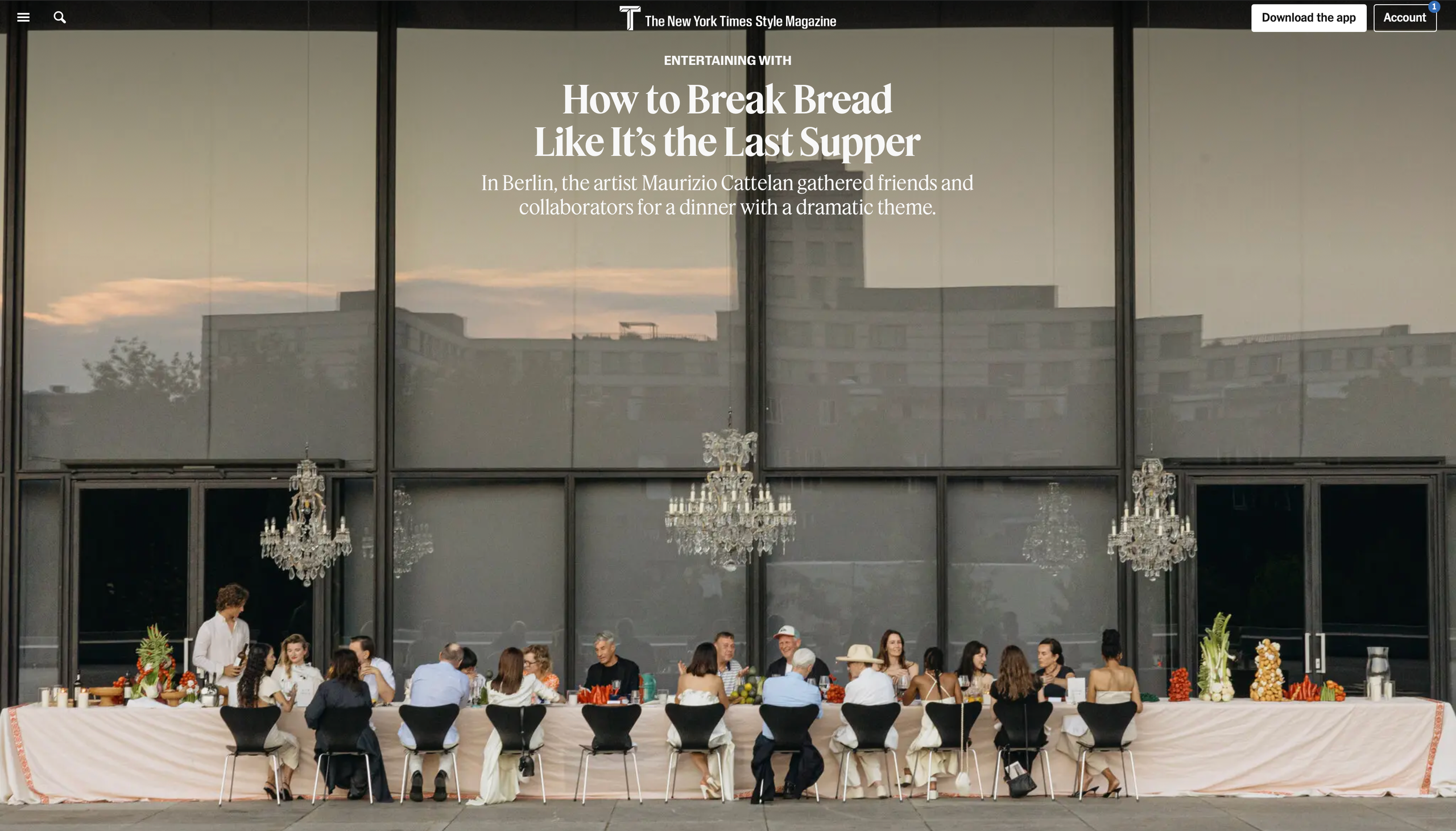 https://www.nytimes.com/2026/08/08/t-magazine/maurizio-cattelan-last-supper-dinner-berlin.html
