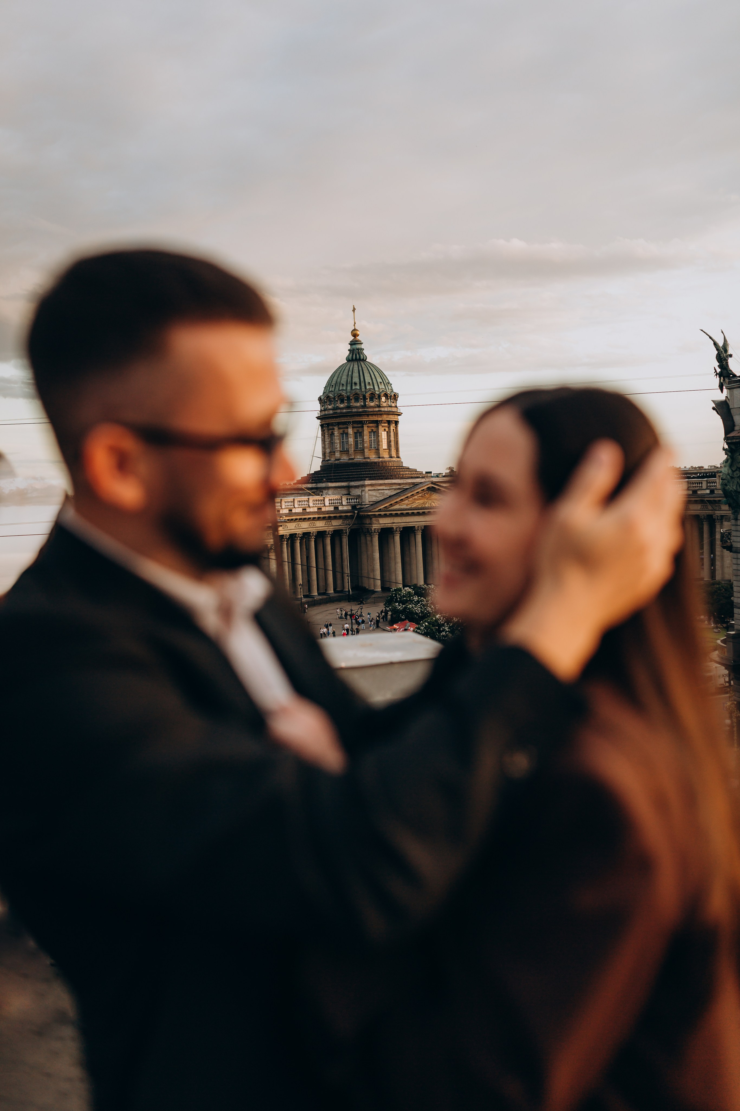 LoveStory на крышах Питера. Фотограф Санкт-Петербург Князева Елизавета