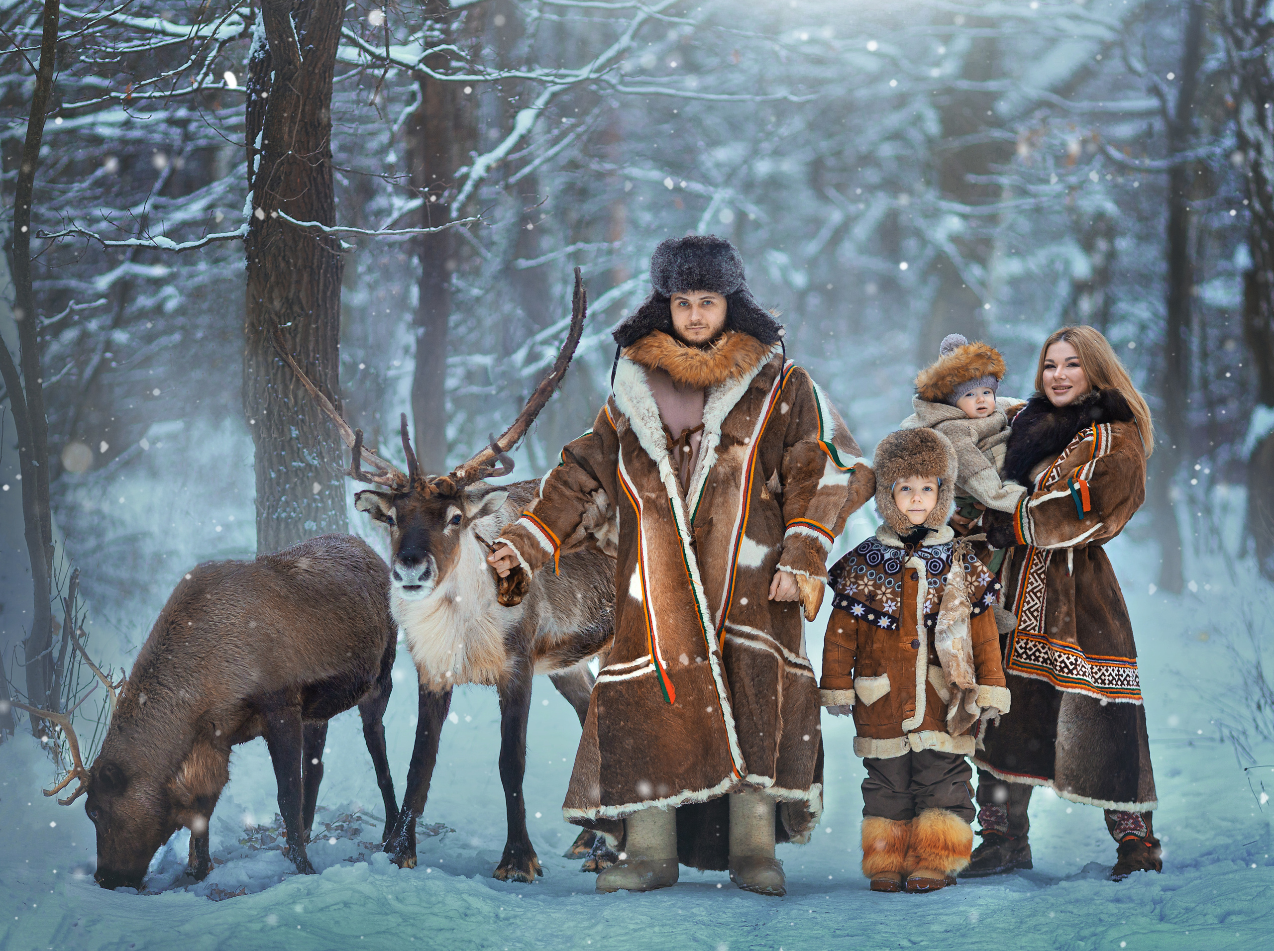 Фотосессии с оленями. Фотограф Лия Милк | Москва, Подмосковье