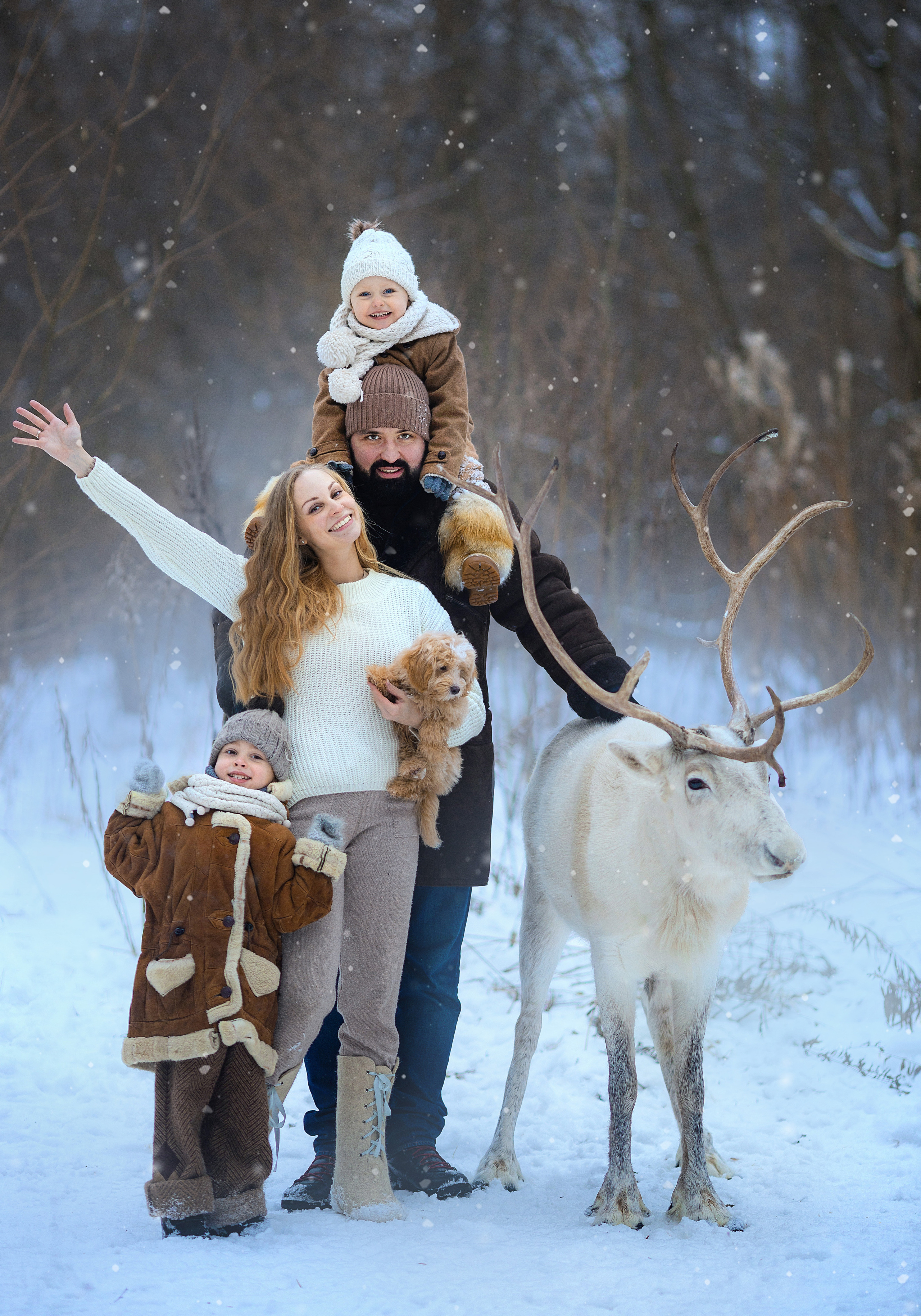 Фотосессии с оленями. Фотограф Лия Милк | Москва, Подмосковье