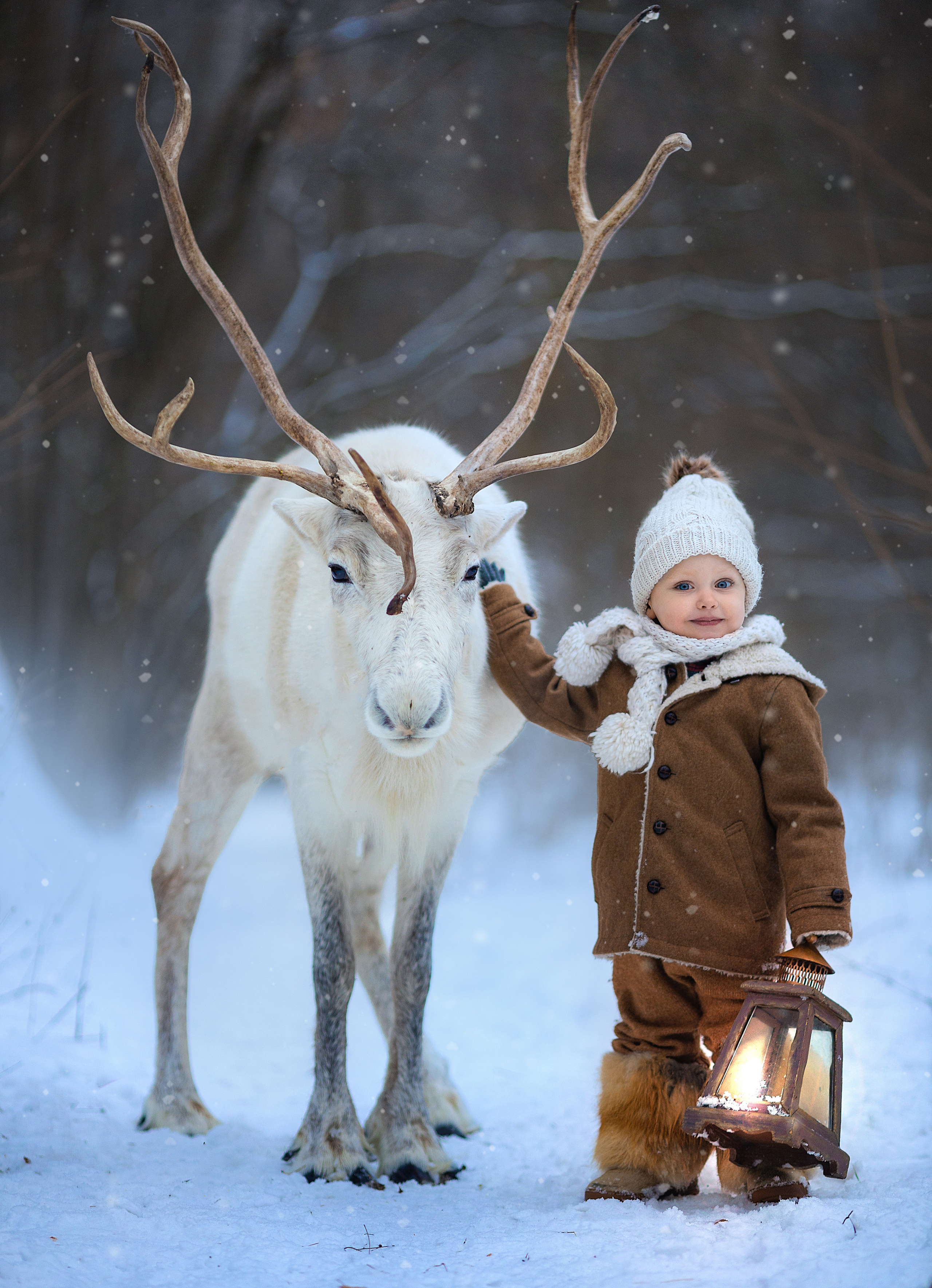 Фотосессии с оленями. Фотограф Лия Милк | Москва, Подмосковье
