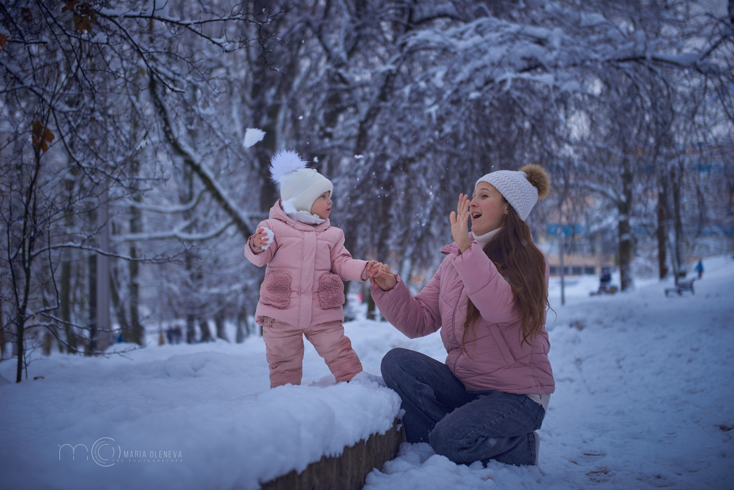 Снежная фотосессия. Фотограф Мария Оленева