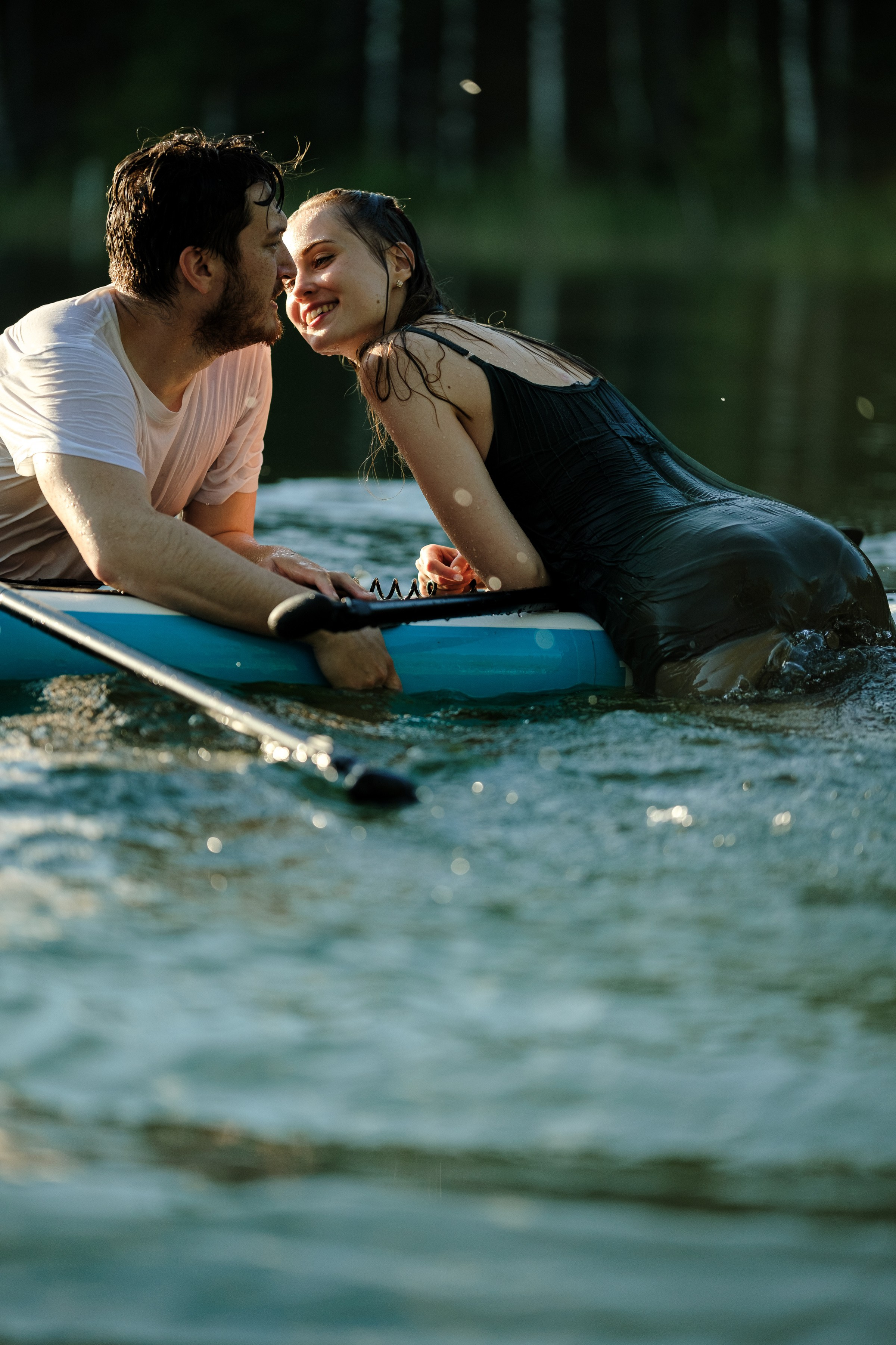 Петя и Лина, на сапах. Интерьерный фотограф и видеограф в Санкт-Петербурге Вадим Балбашевский