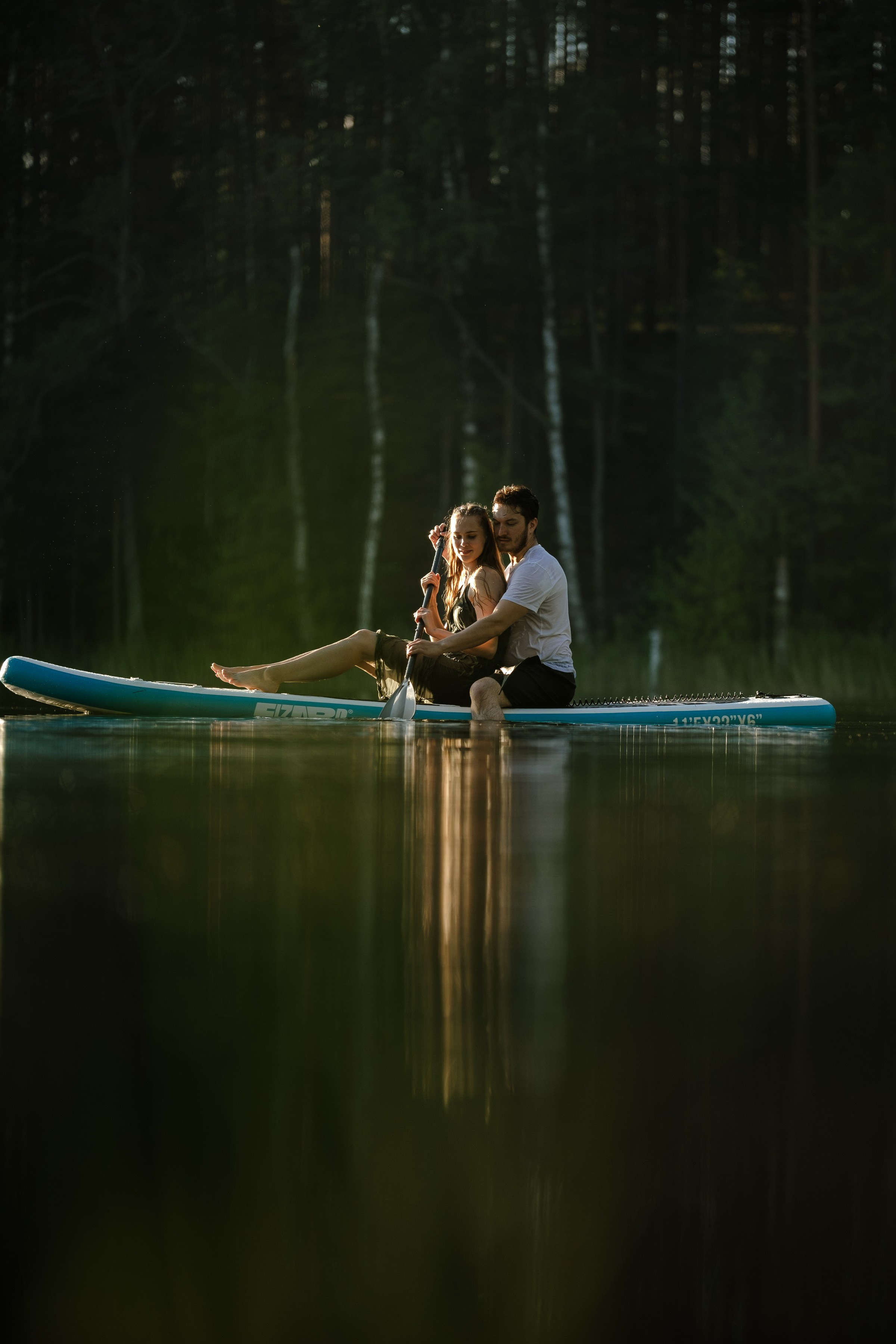 Петя и Лина, на сапах. Интерьерный фотограф и видеограф в Санкт-Петербурге Вадим Балбашевский