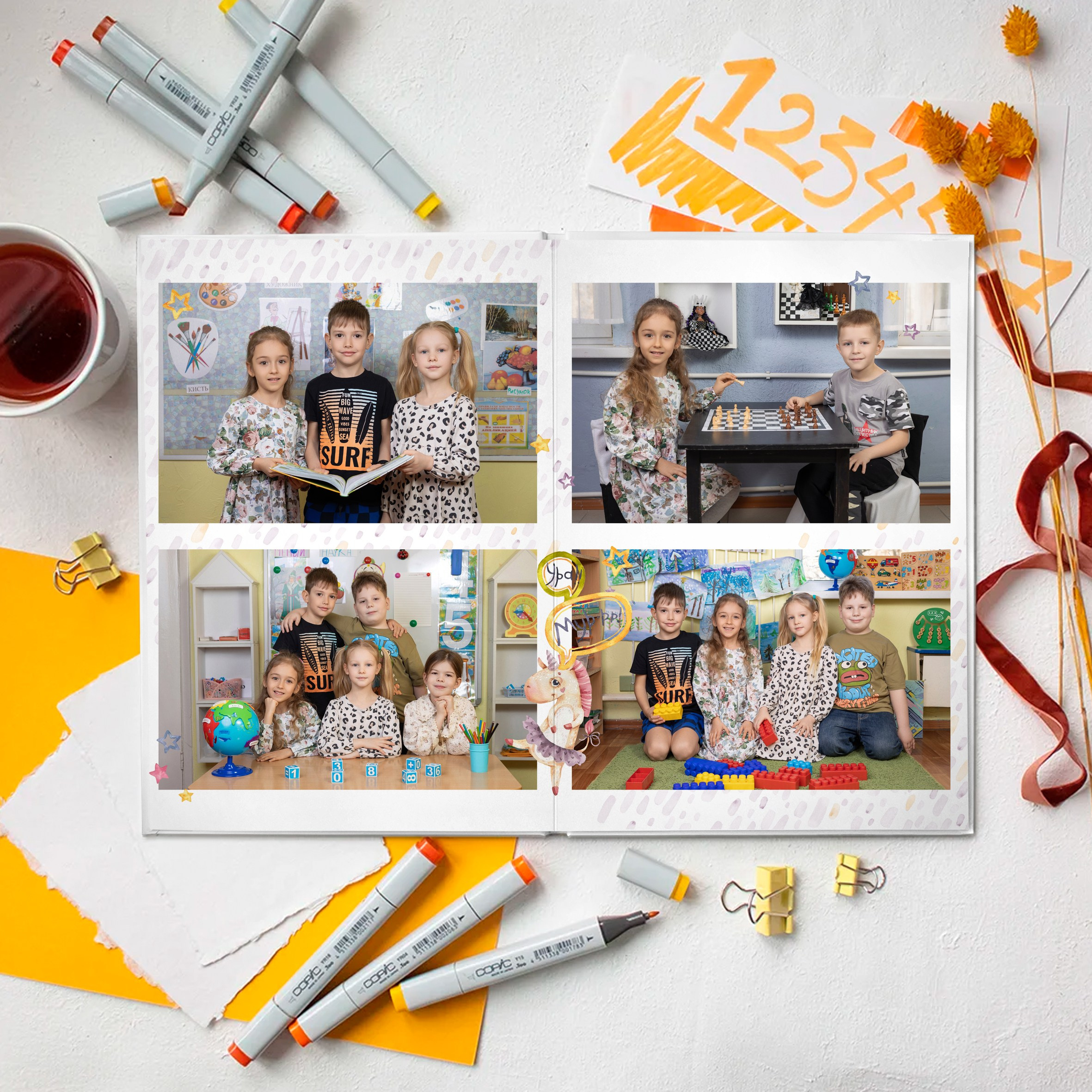 Альбом 4 разворота ДС. Выпускные альбомы Новороссийск