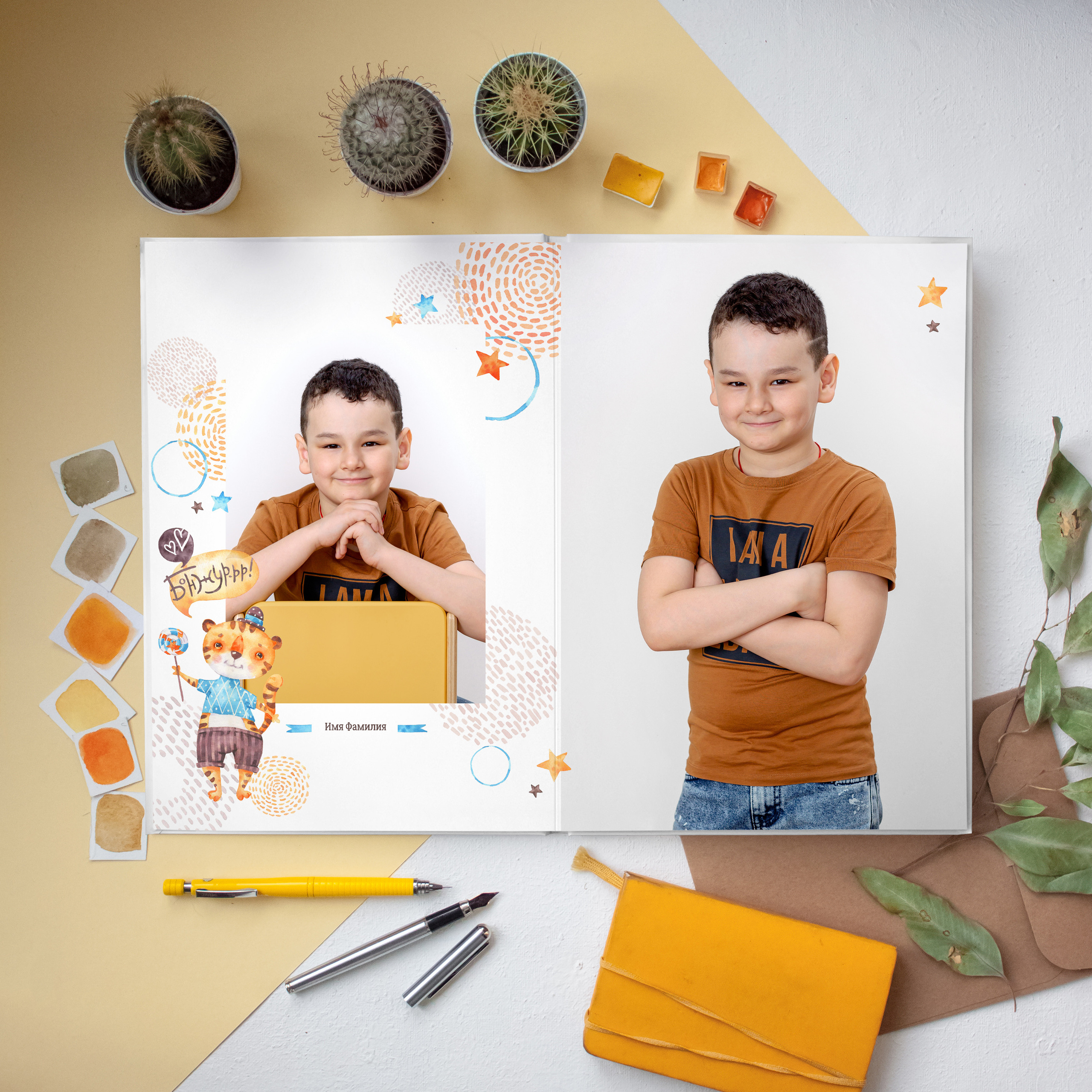 Альбом «Тигрята». Выпускные альбомы для детского сада и школы