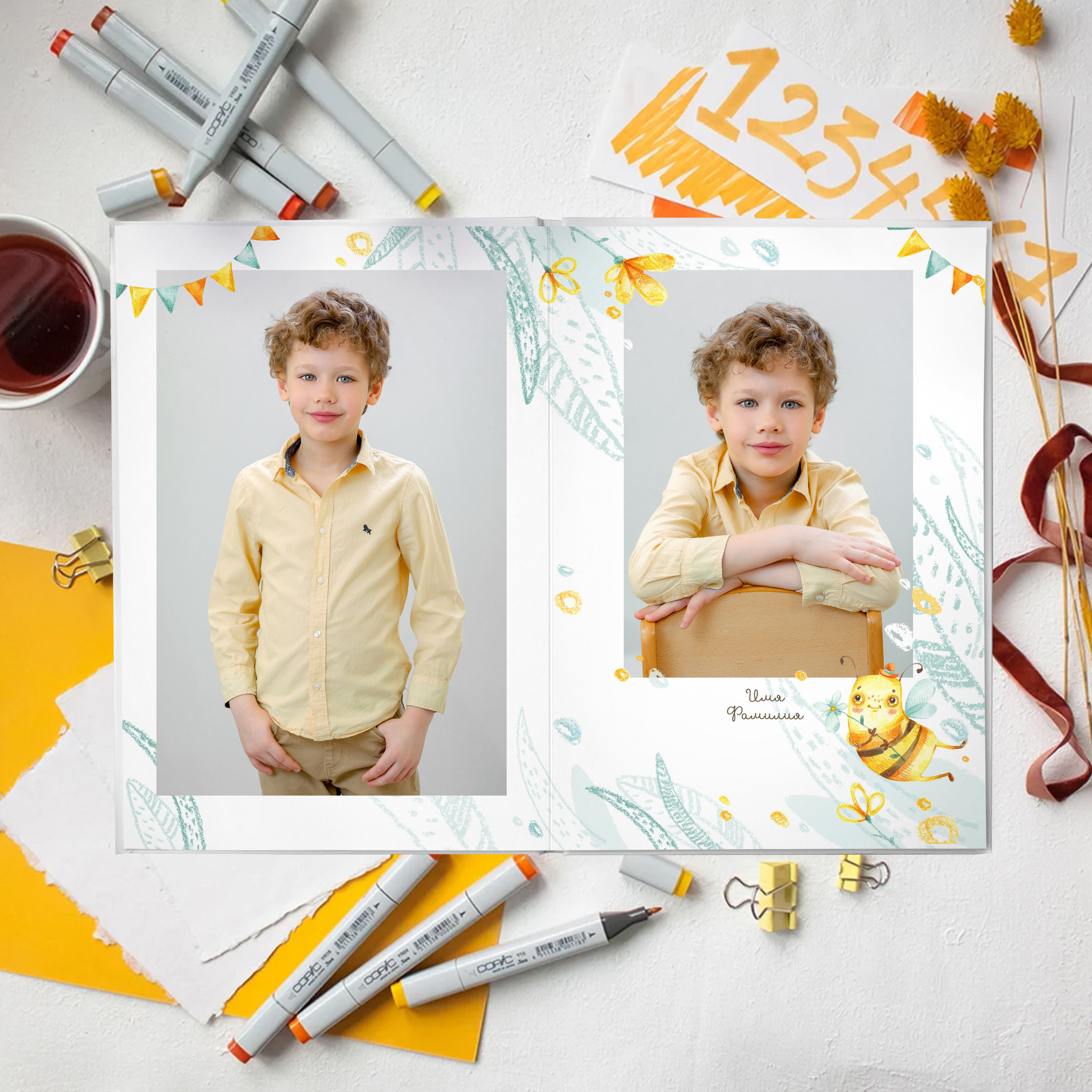 Альбом «Пчёлки». Выпускные альбомы для детского сада и школы