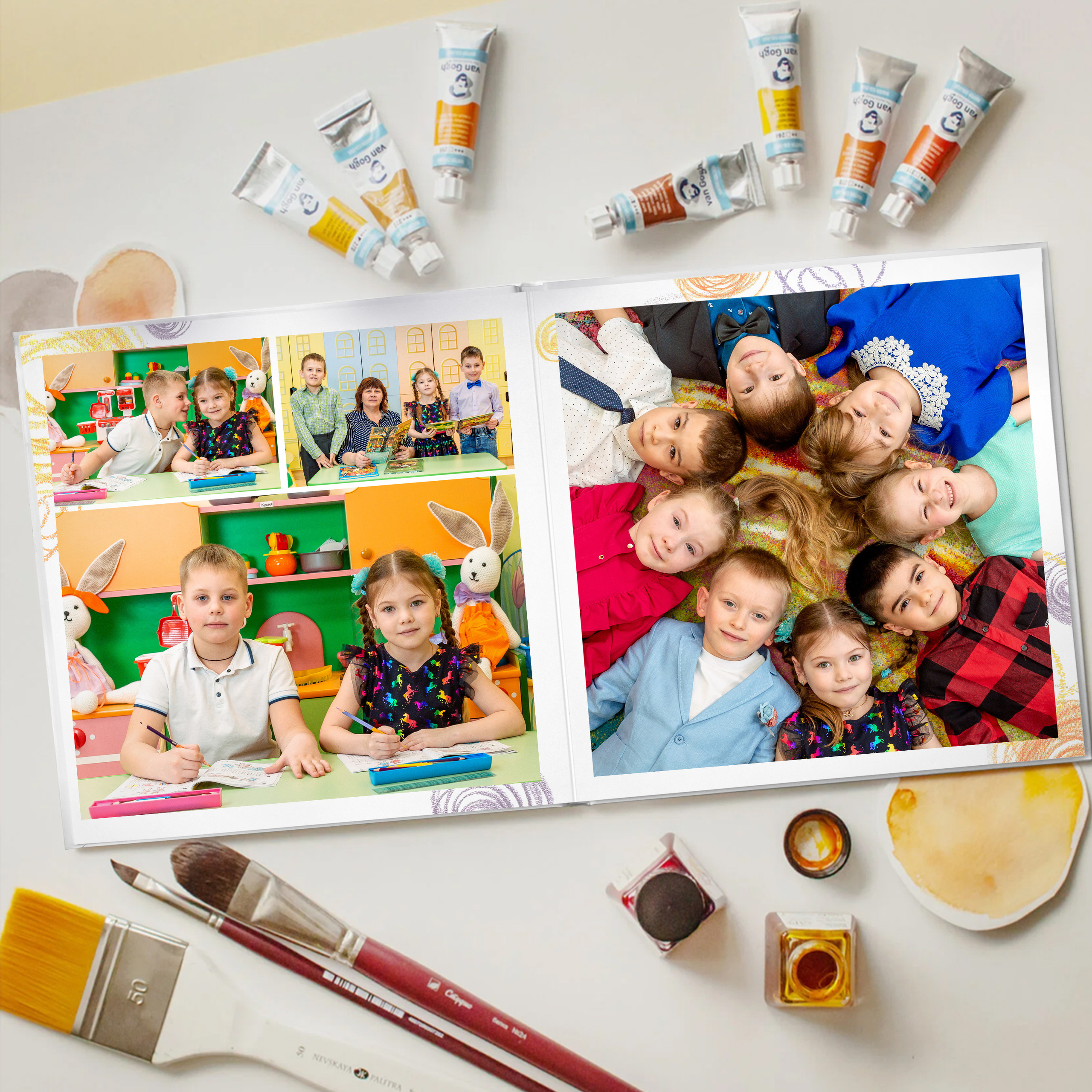 Альбом «Солнечные зайчики». Выпускные альбомы для детского сада и школы