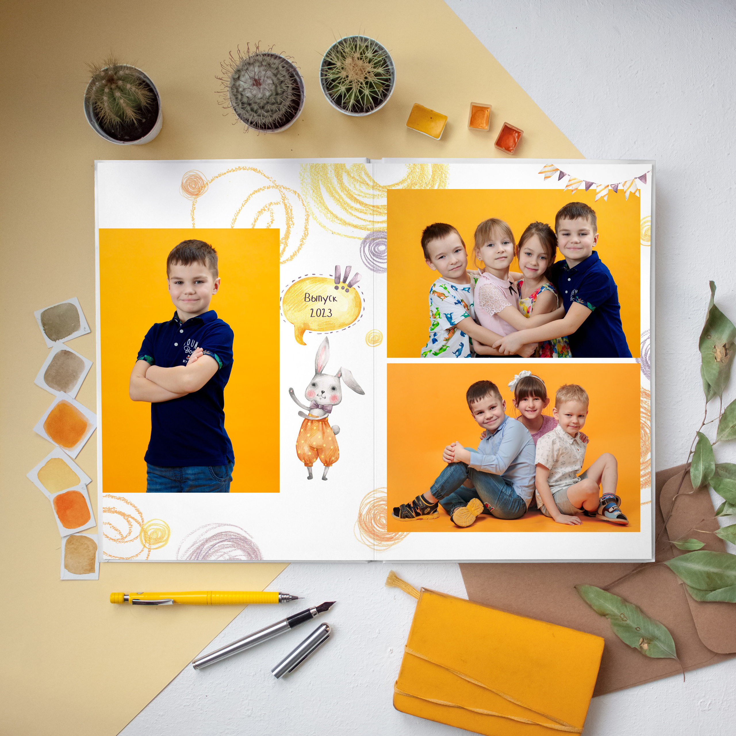 Альбом «Солнечные зайчики». Выпускные альбомы для детского сада и школы