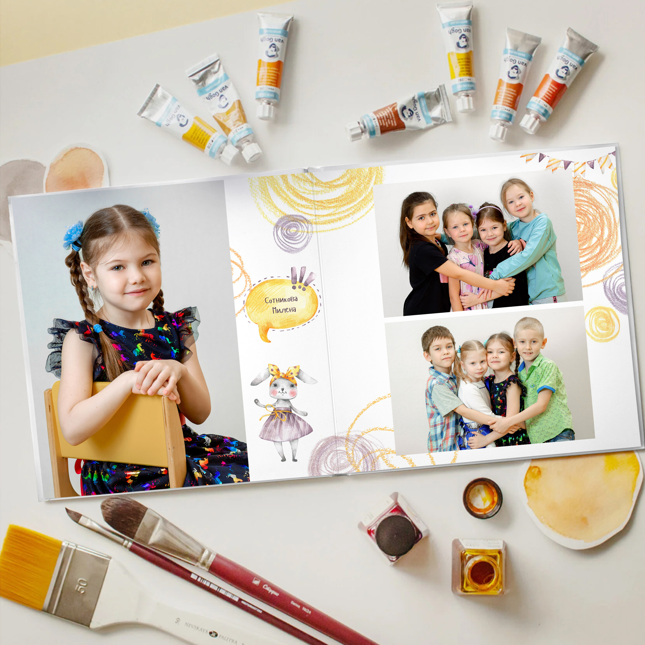 Альбом «Солнечные зайчики». Выпускные альбомы для детского сада и школы
