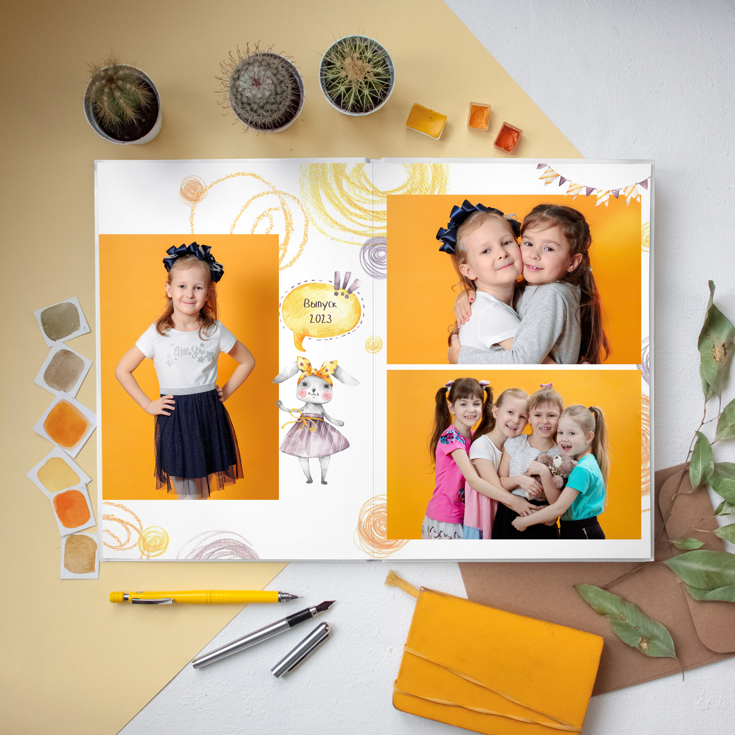 Альбом «Солнечные зайчики». Выпускные альбомы для детского сада и школы