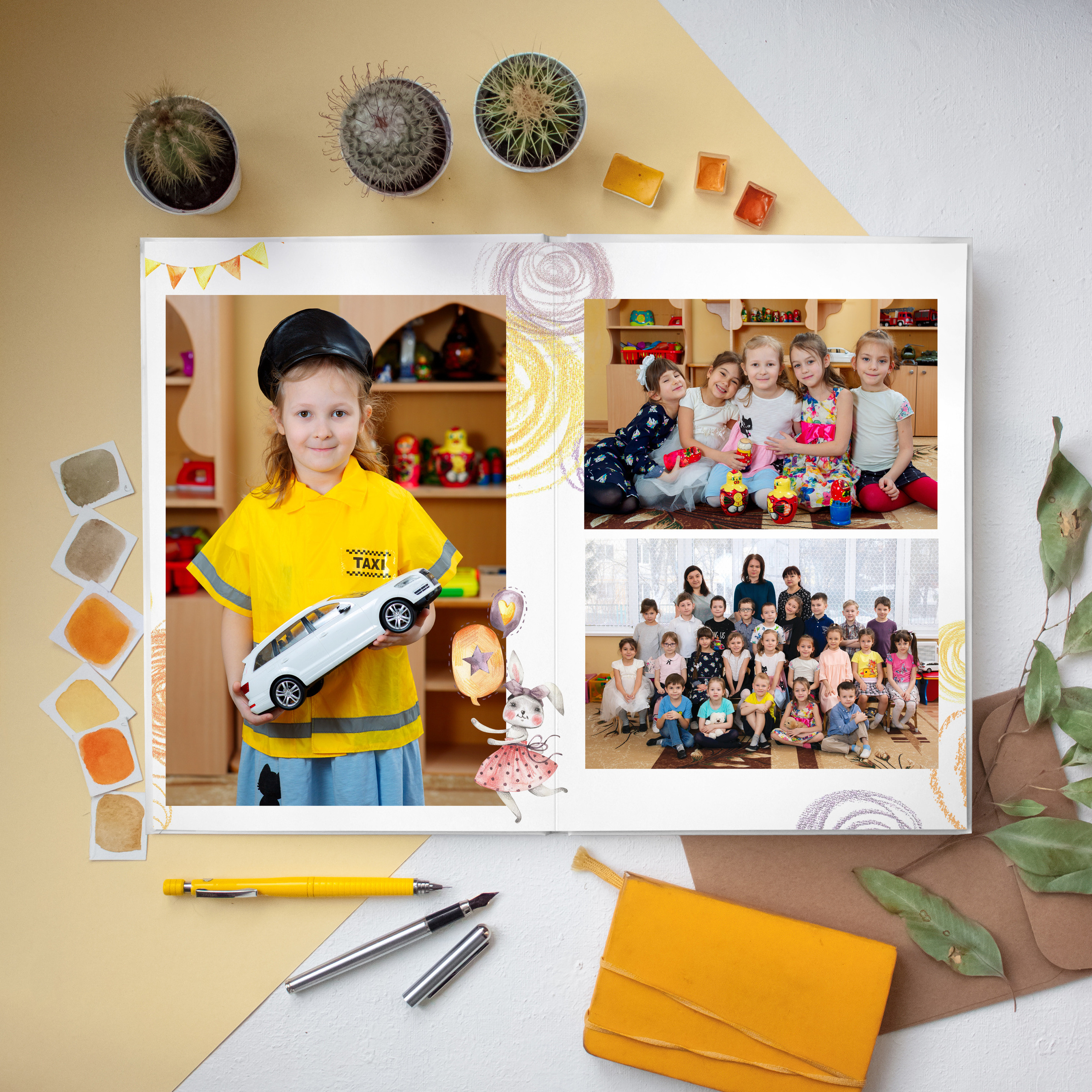 Альбом «Солнечные зайчики». Выпускные альбомы для детского сада и школы