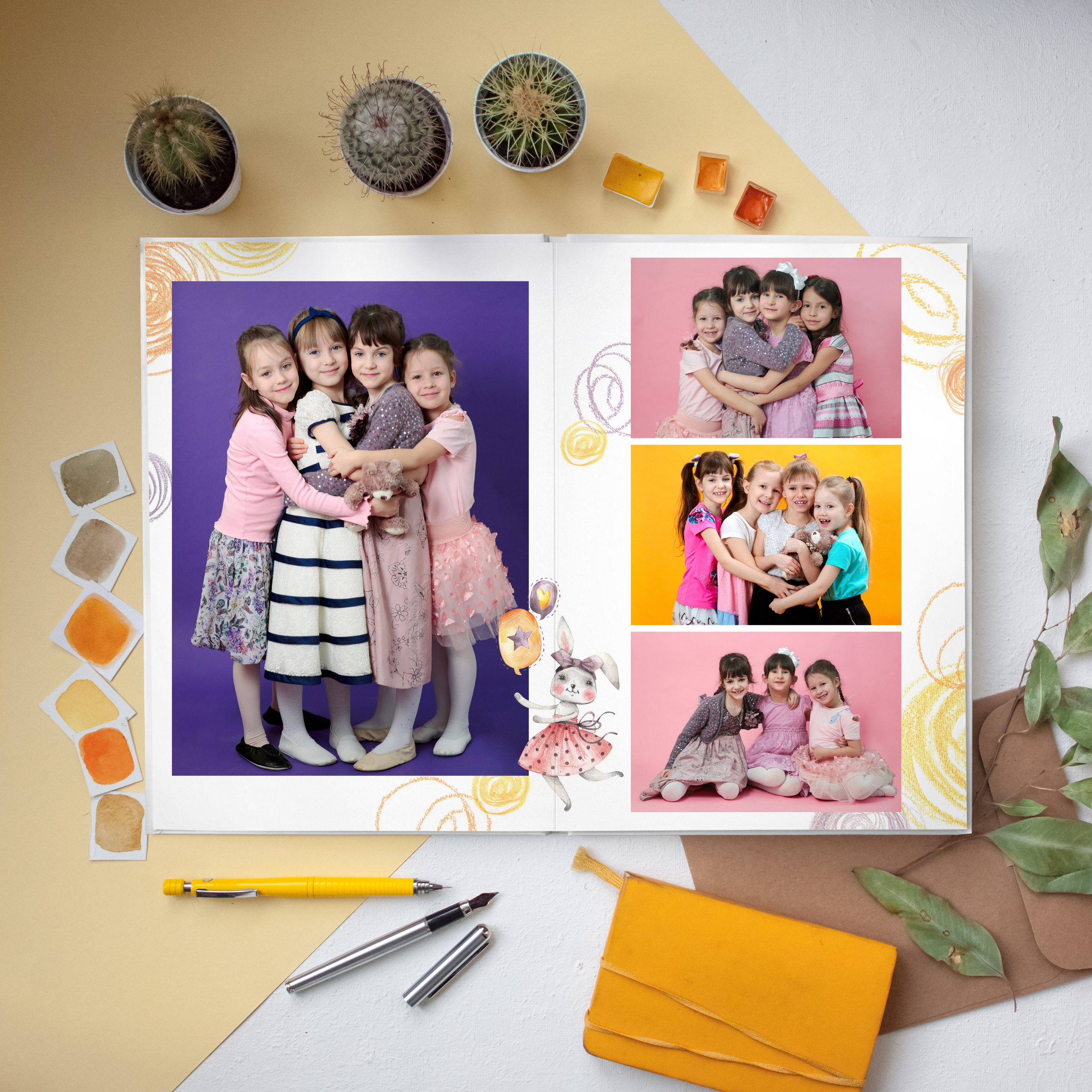 Альбом «Солнечные зайчики». Выпускные альбомы для детского сада и школы