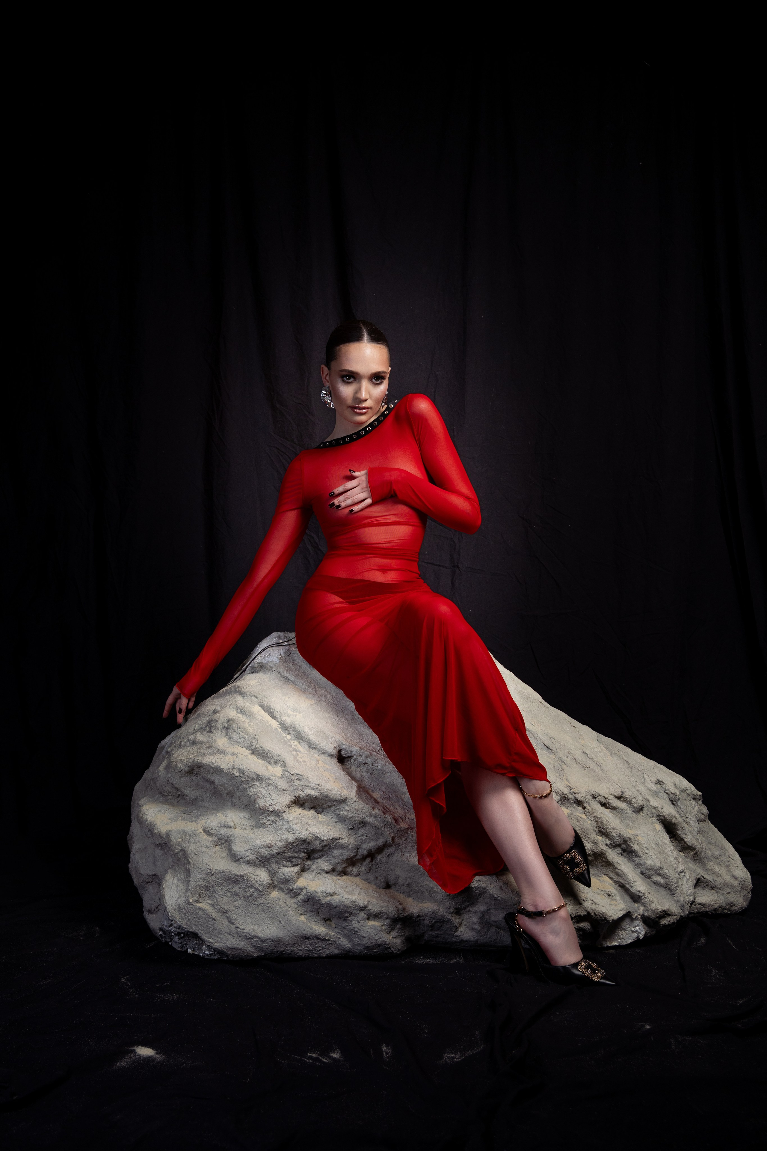Красное платье. Валентина Похомова — профессиональный фотограф в Екатеринбурге
