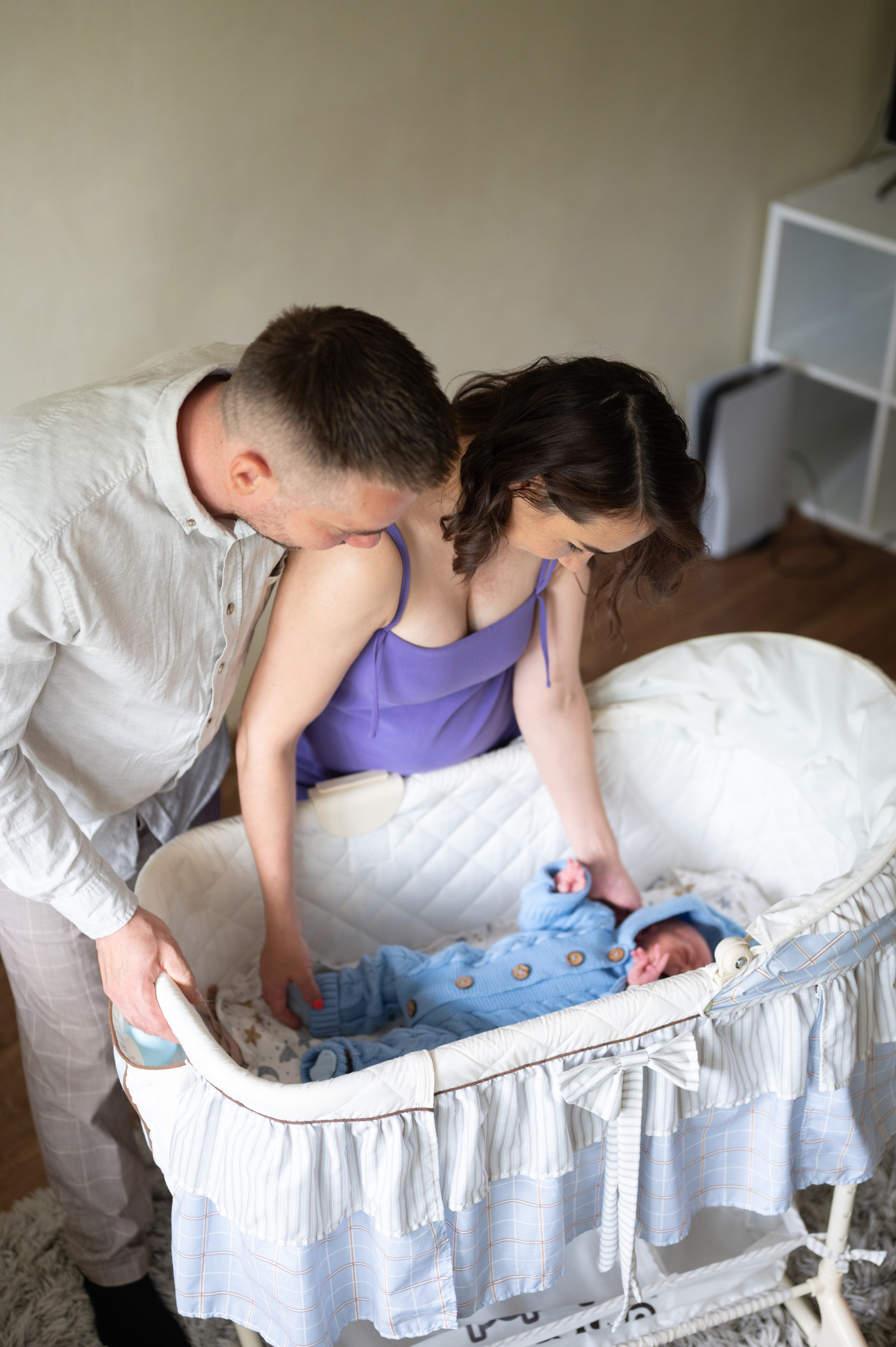 Встреча малыша дома. Фотограф новорожденных, семейный детский в Тюмени Татьяна Морозова