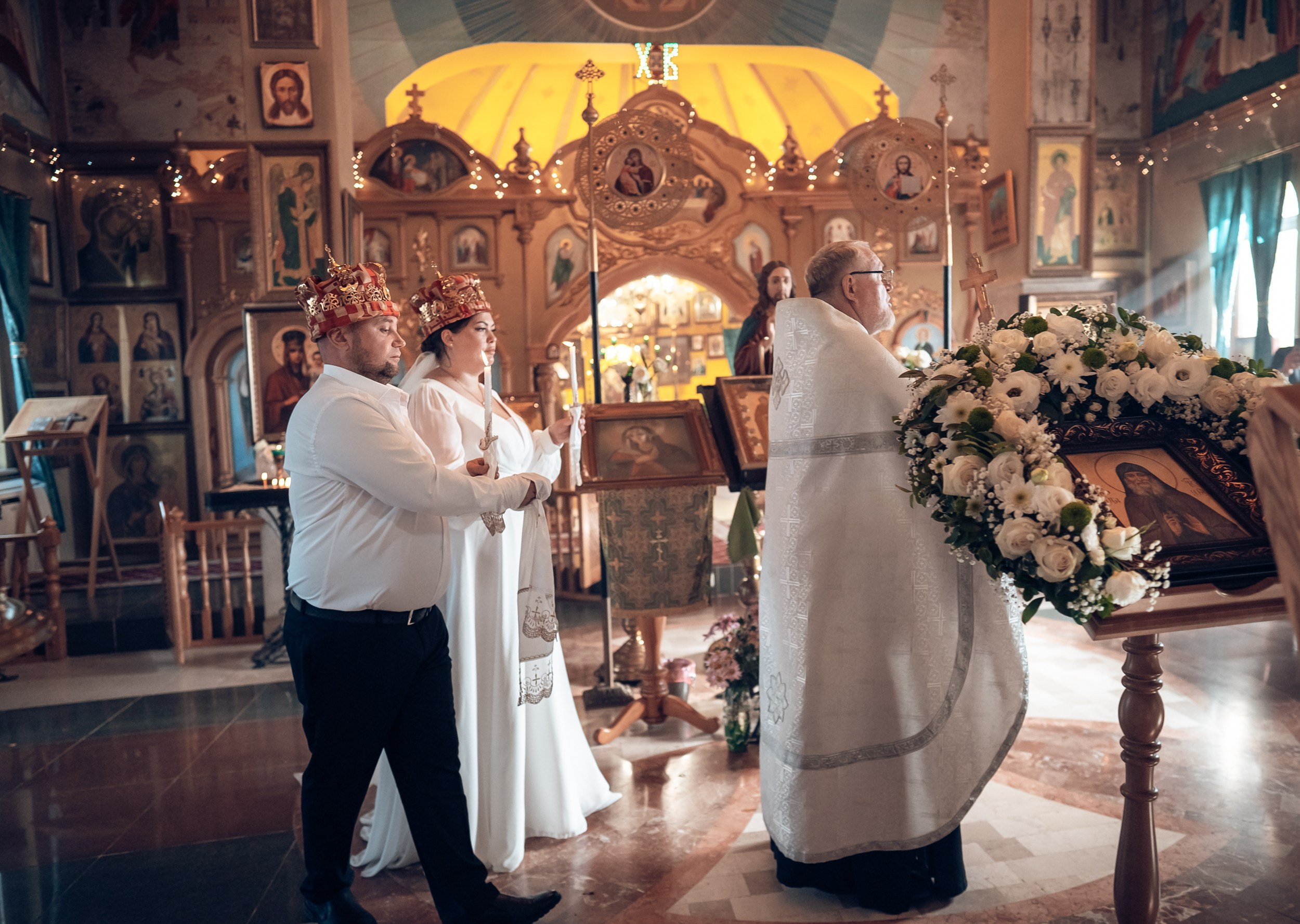 Венчание в храме Прп. Сергия Радонежского с. Орлиное. Церковный фотограф Севастополь