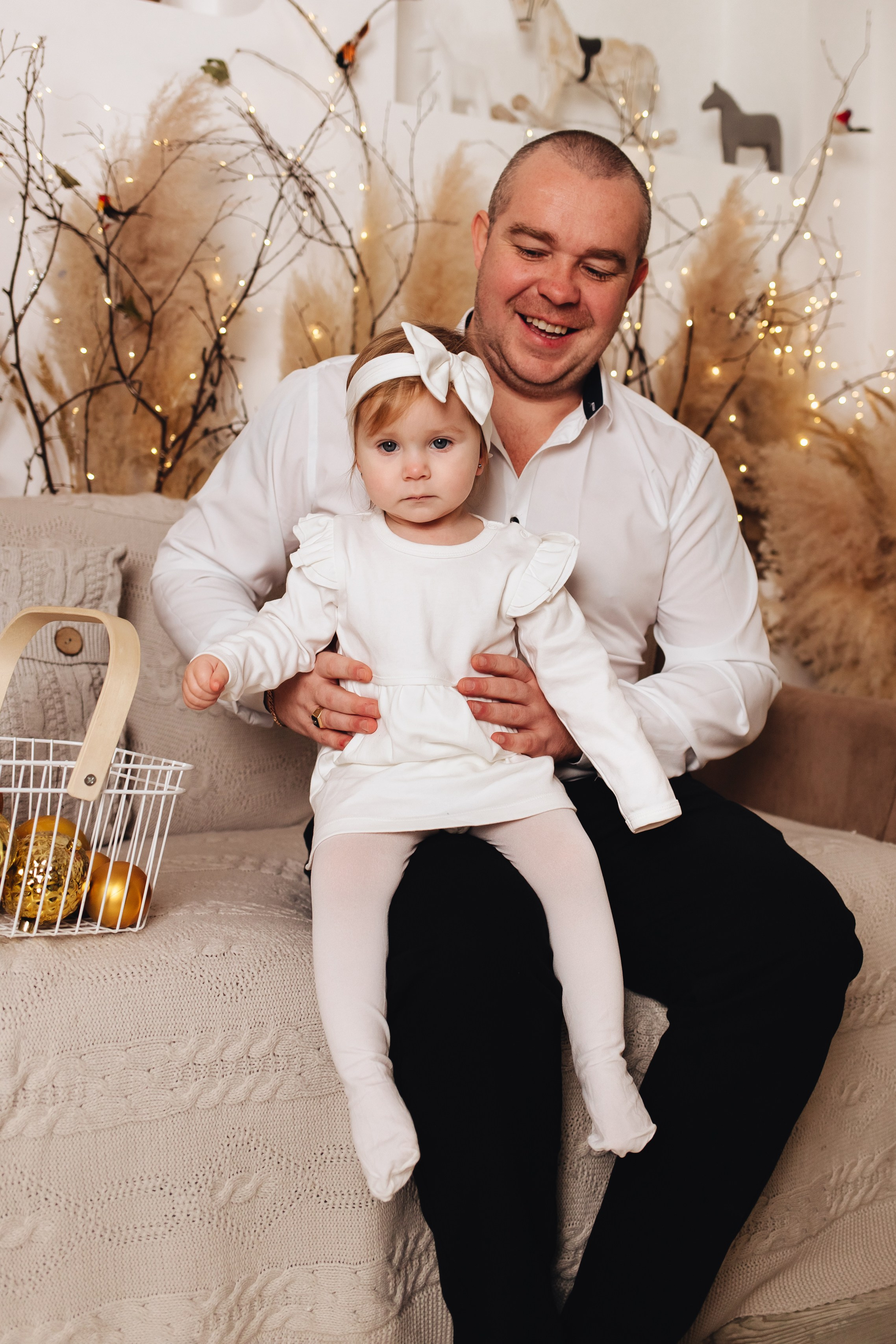 Семейная новогодняя фотосессия. Фотограф Елена Кириллова