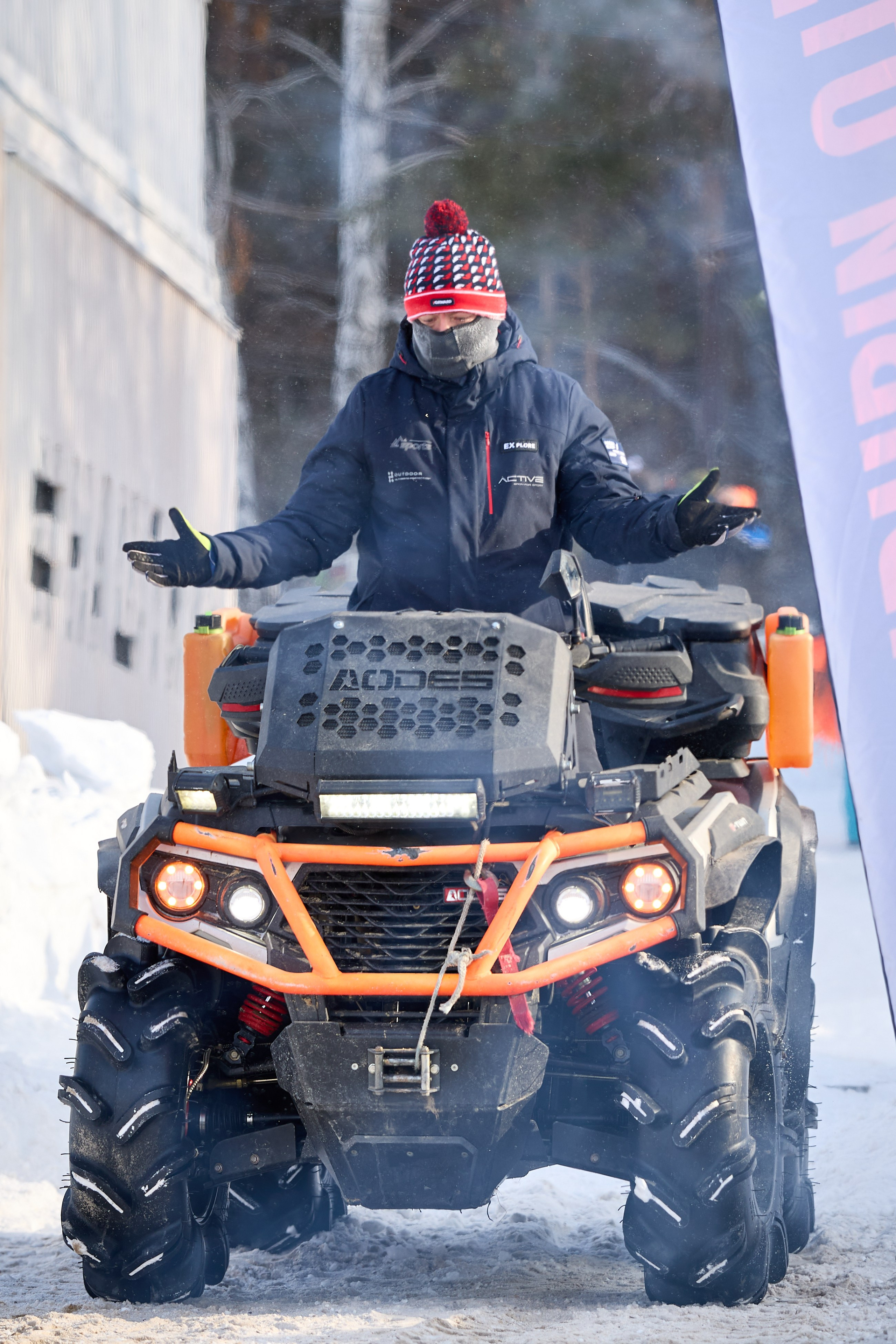 Топим Лёд — 2026. Соревнования на квадроциклах. Фотограф в Новосибирске Алена Скокова