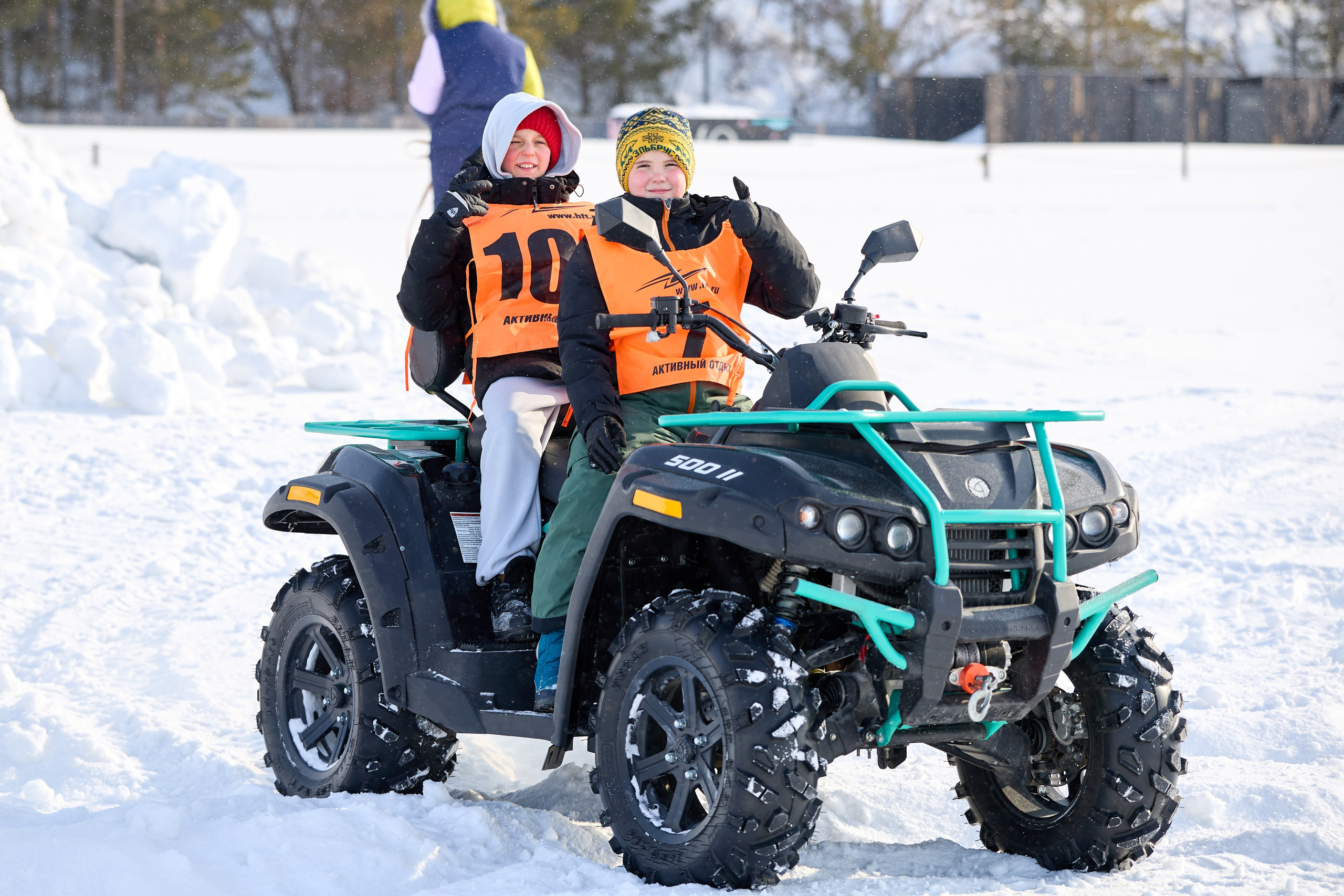 Топим Лёд — 2026. Соревнования на квадроциклах. Фотограф в Новосибирске Алена Скокова