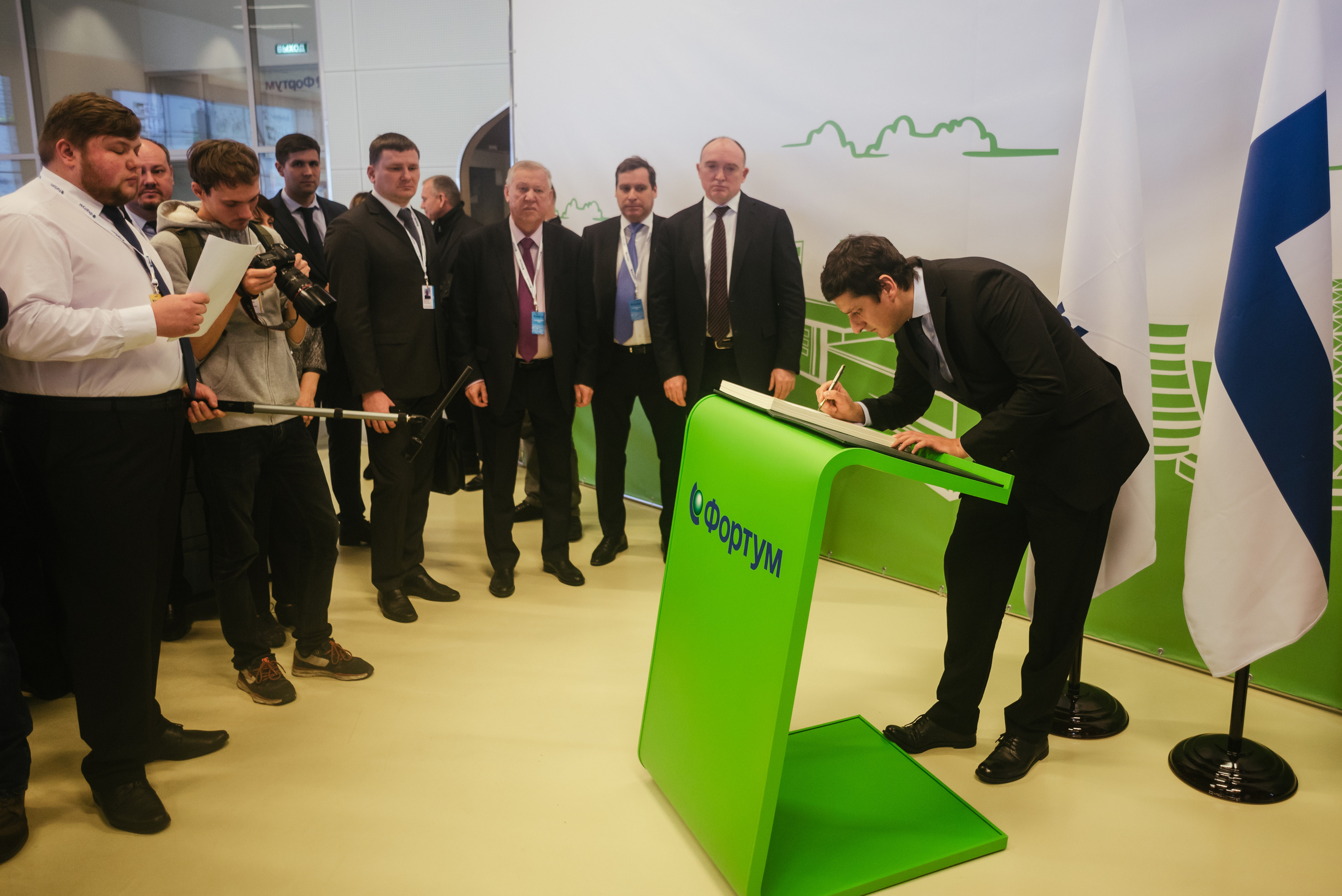 Открытие новой ТЭЦ «Фортум» — Челябинской ГРЭС 2016. Фотограф Виктор Андреасян