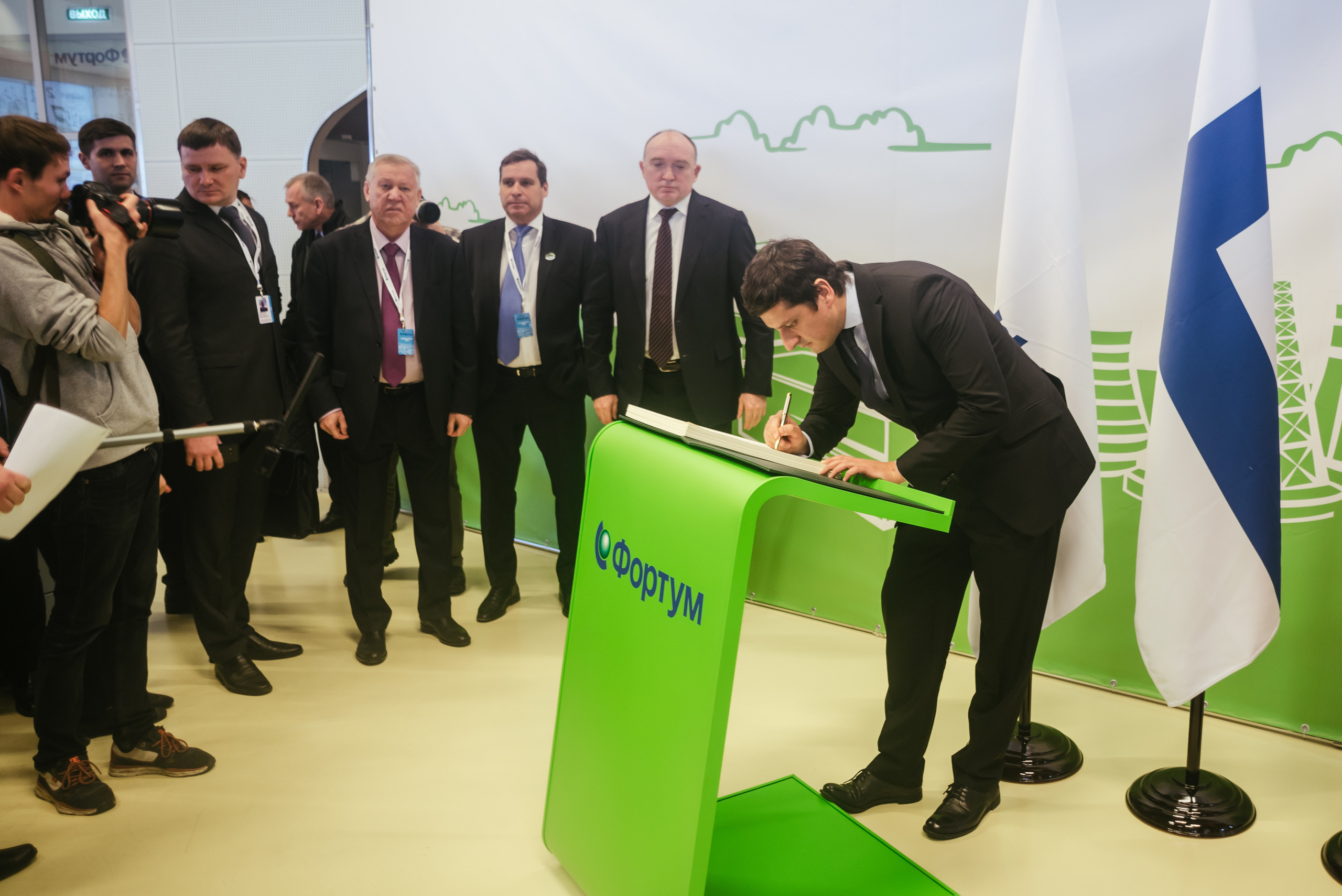 Открытие новой ТЭЦ «Фортум» — Челябинской ГРЭС 2016. Фотограф Виктор Андреасян