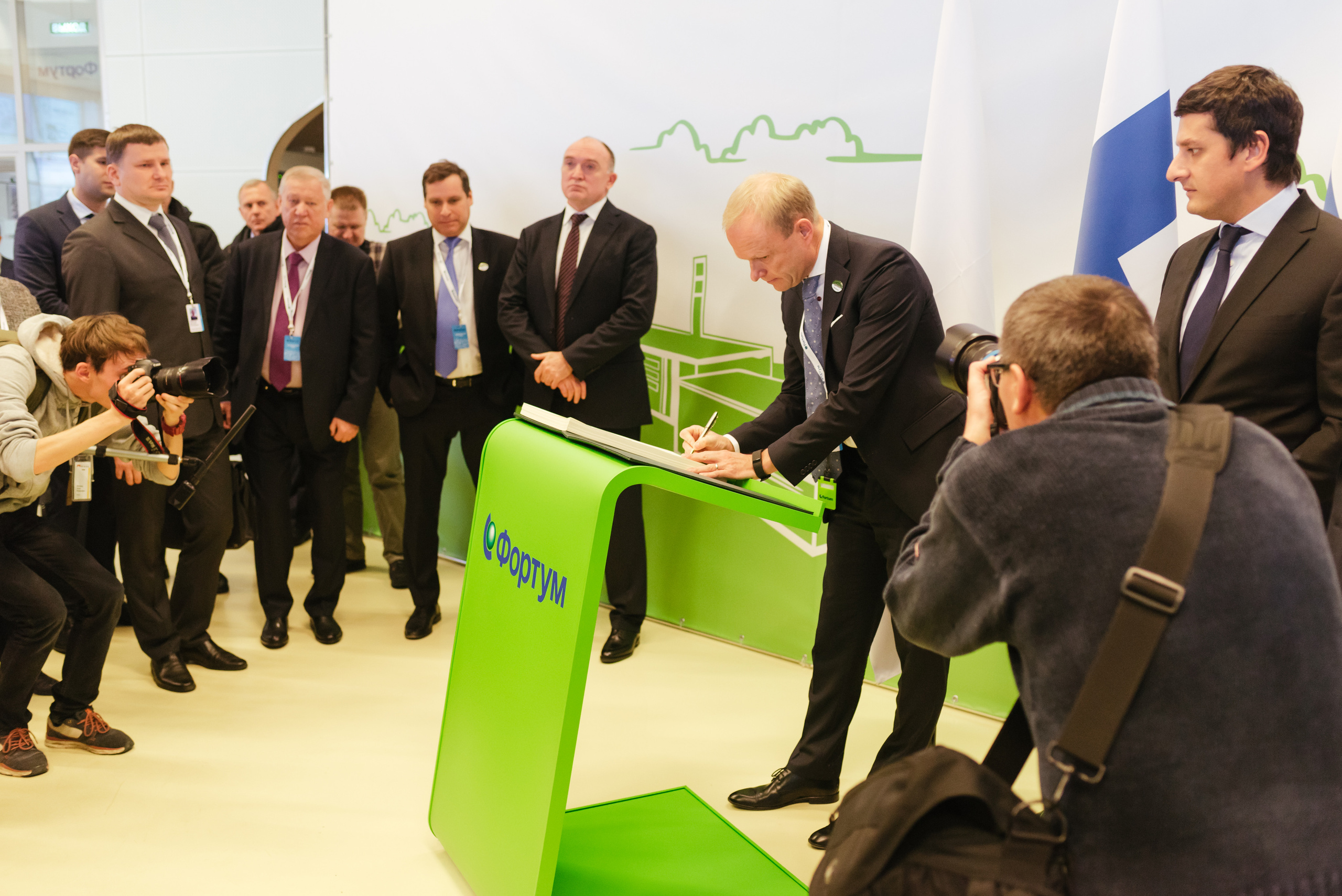 Открытие новой ТЭЦ «Фортум» — Челябинской ГРЭС 2016. Фотограф Виктор Андреасян