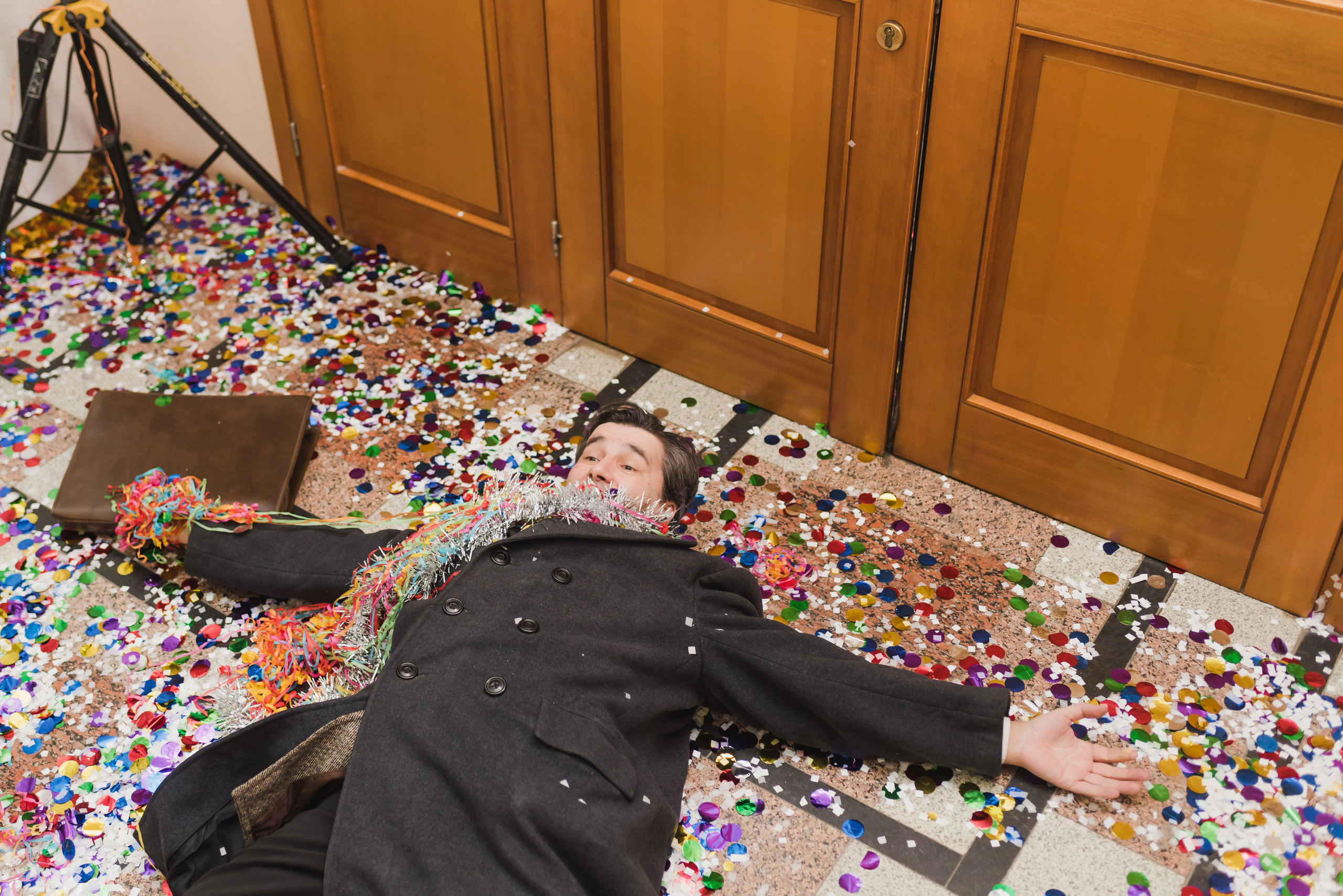 Новогоднее поздравление сотрудников — Россети — Урал,. Фотограф Виктор Андреасян