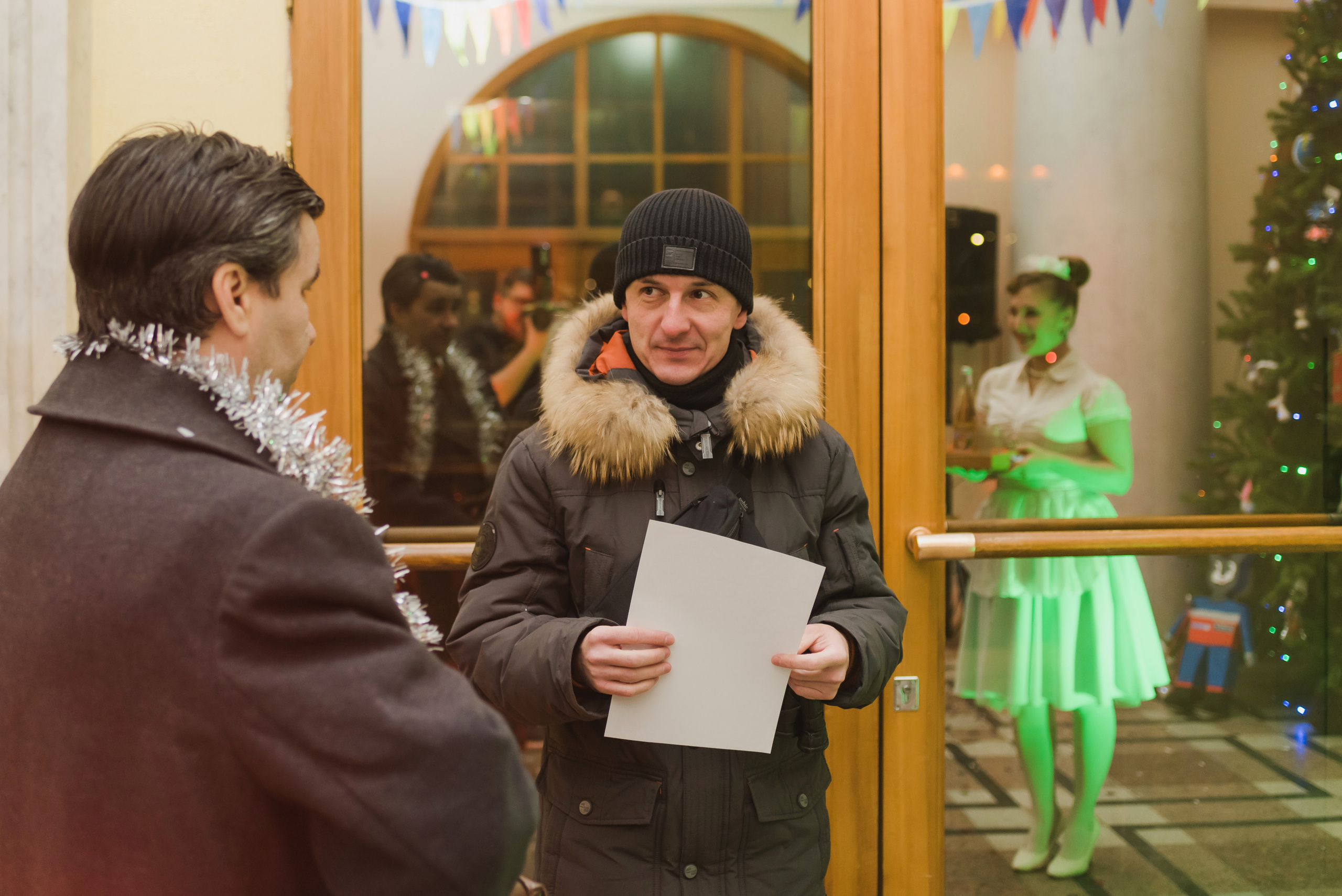 Новогоднее поздравление сотрудников — Россети — Урал,. Фотограф Виктор Андреасян