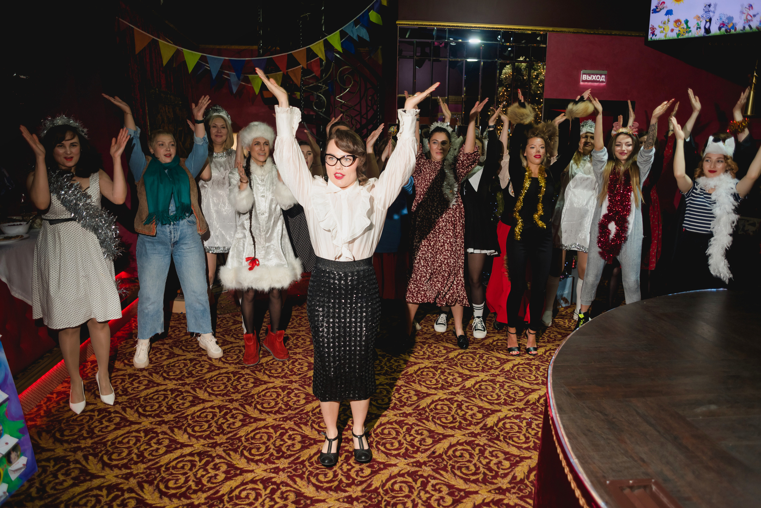 Новогодний корпоратив — Дома Парикмахеров 12%. 2022. Фотограф Виктор Андреасян