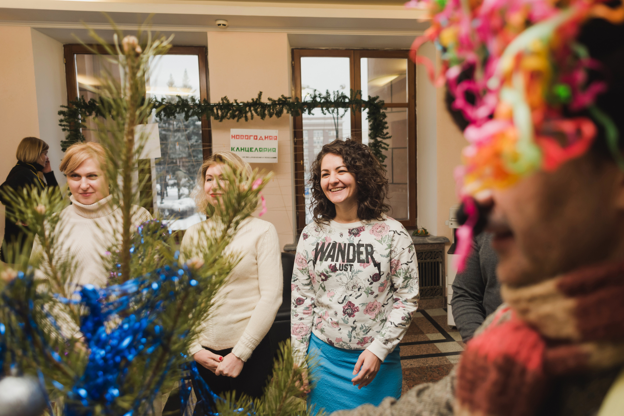 Новогоднее поздравление сотрудников — Россети — Урал,. Фотограф Виктор Андреасян