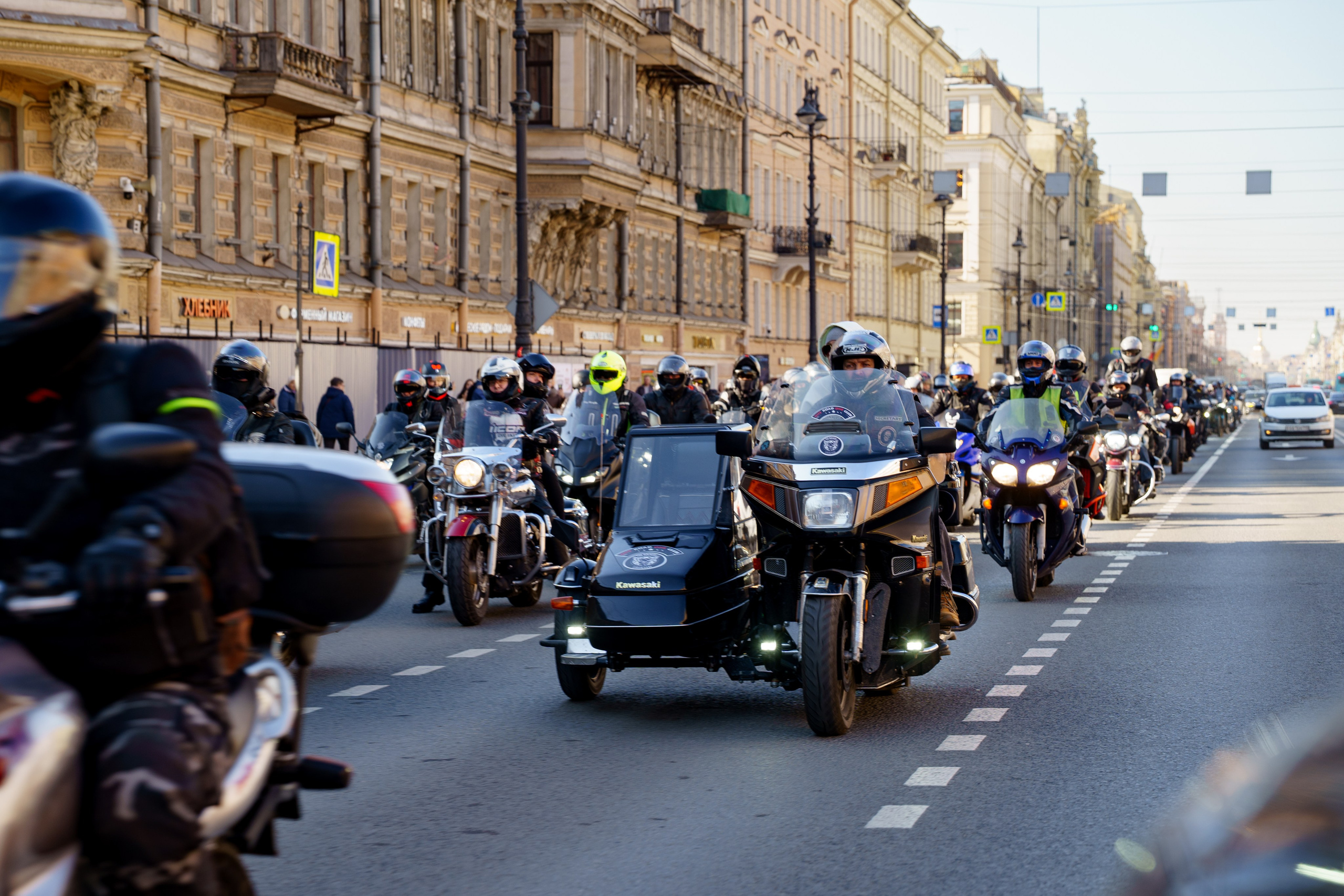 Прохват мотоклуба Norman Riders ч.1. Концертный и репортажный фотограф в Санкт-Петербурге Слава Пахомов