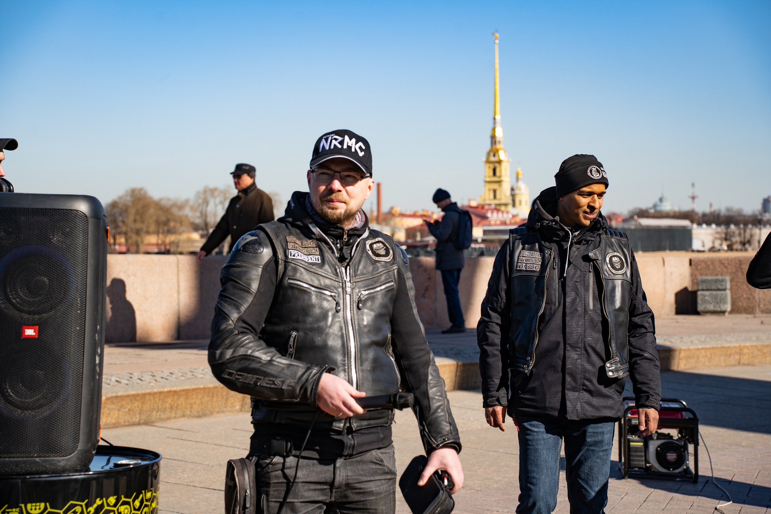 Весенний прохват мотоклуба Normans Riders MC. Концертный и репортажный фотограф в Санкт-Петербурге Слава Пахомов