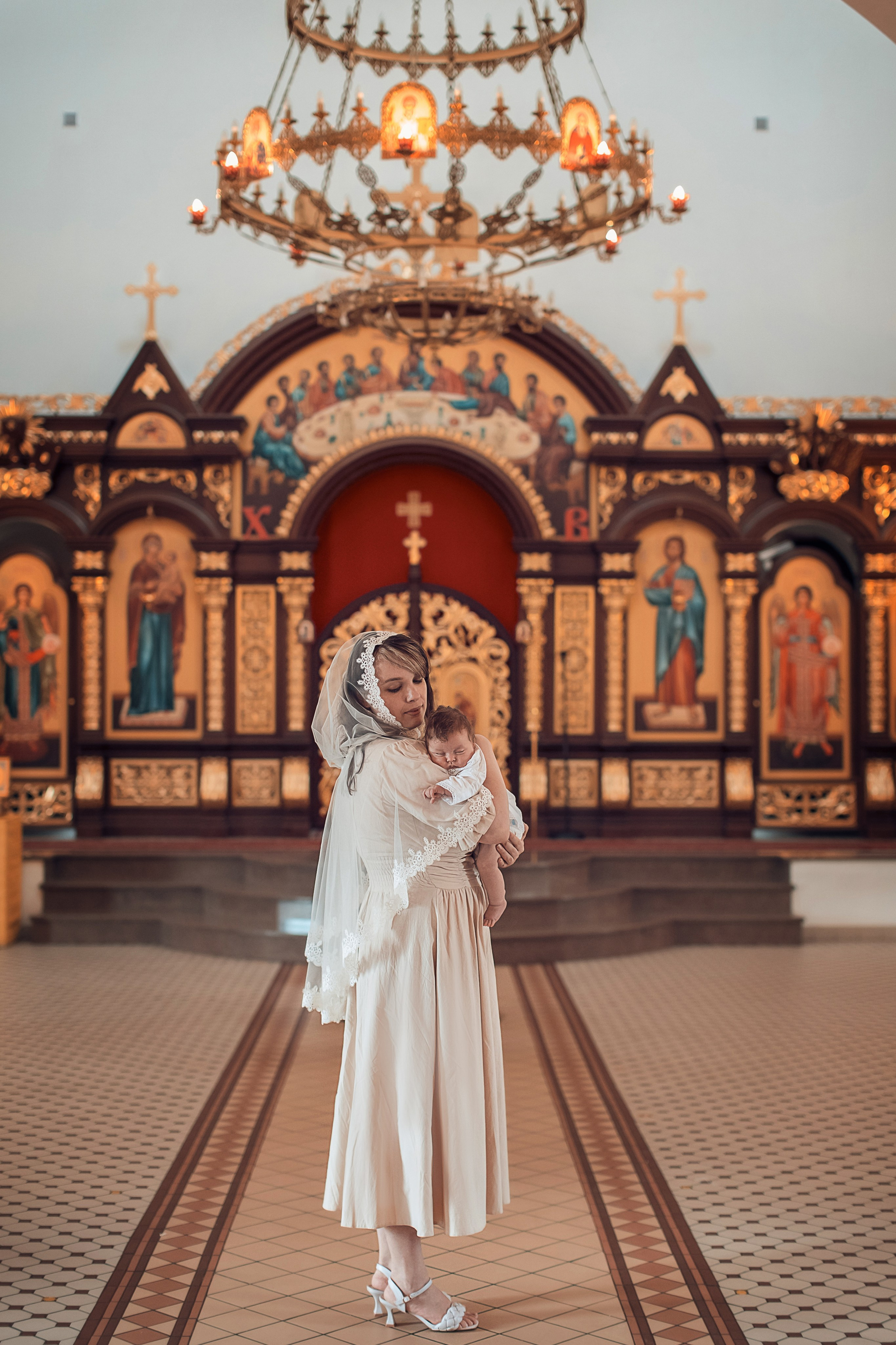 Крещение Устинии. Храм Преподобного Сергия Радонежского. Главная