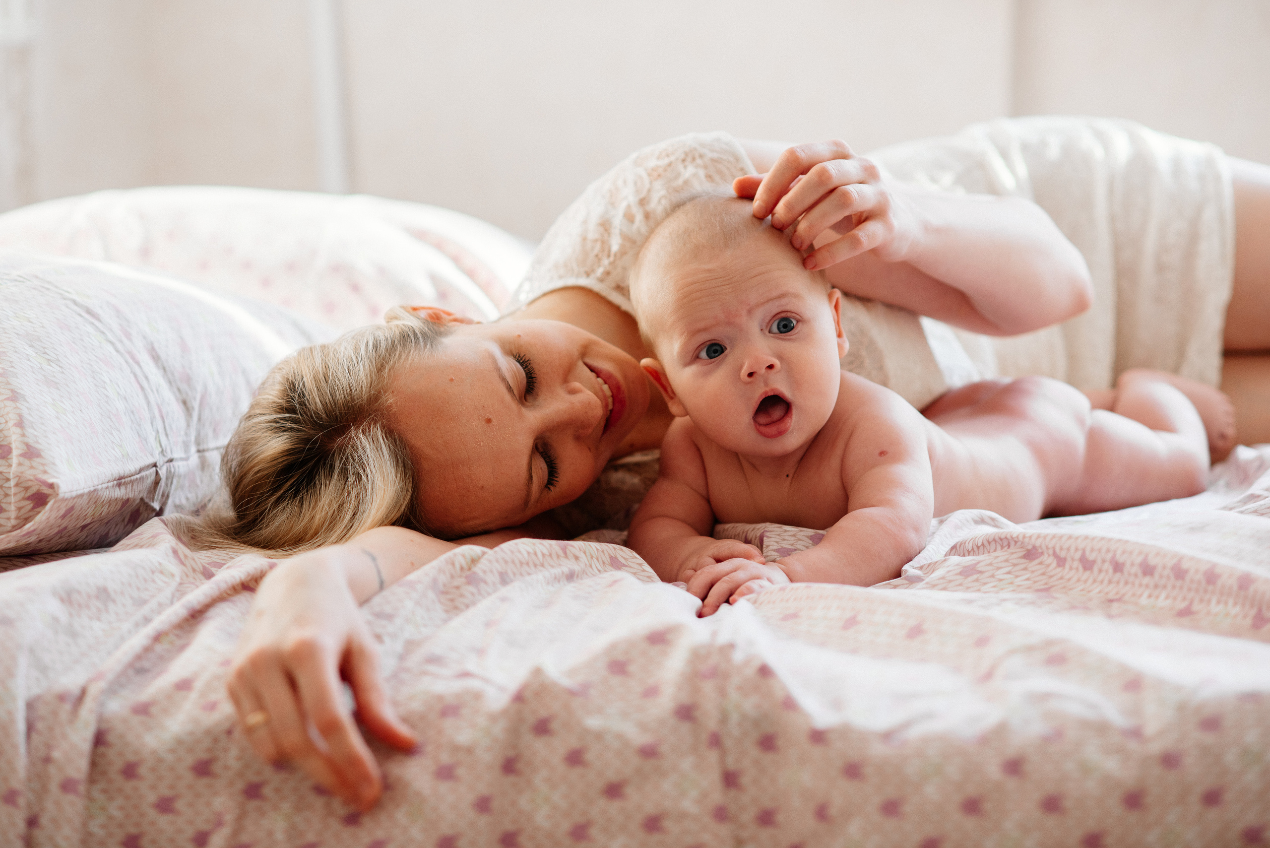 Лена Денис Даня. Семьи