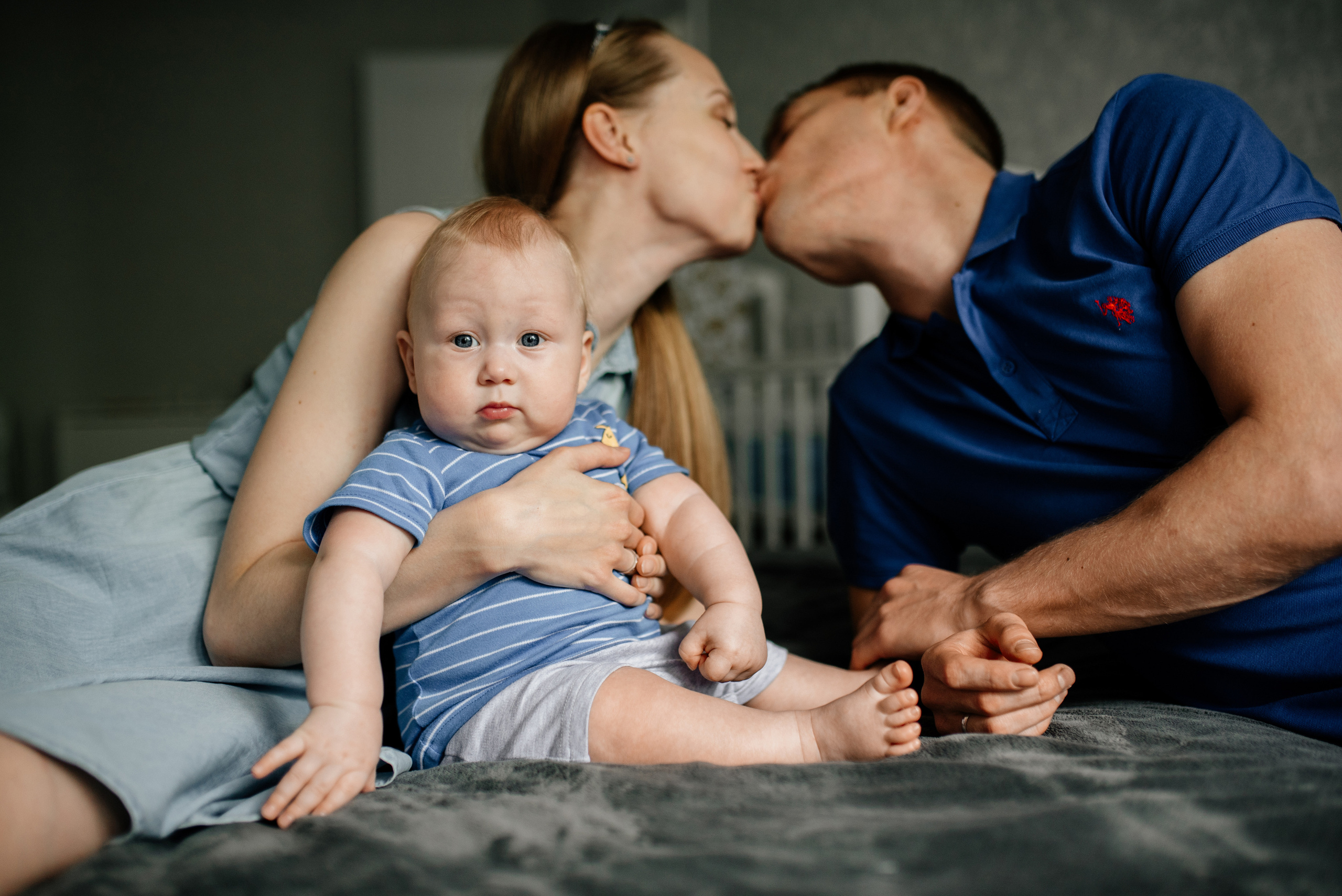 Маша Артем и Егорка 6 месяцев. Семьи