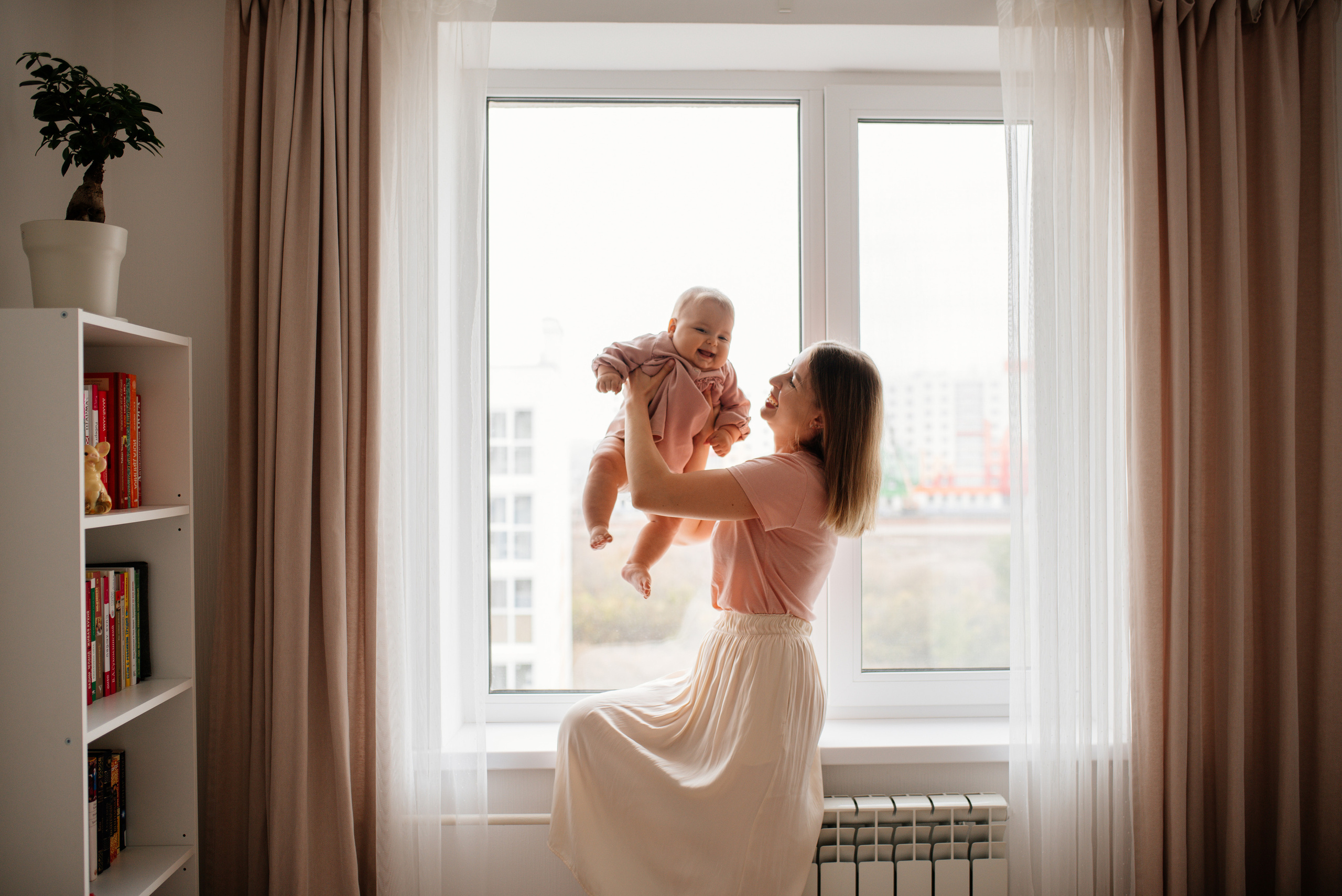 Юля, Максим и Алисочка 6 месяцев. Семьи