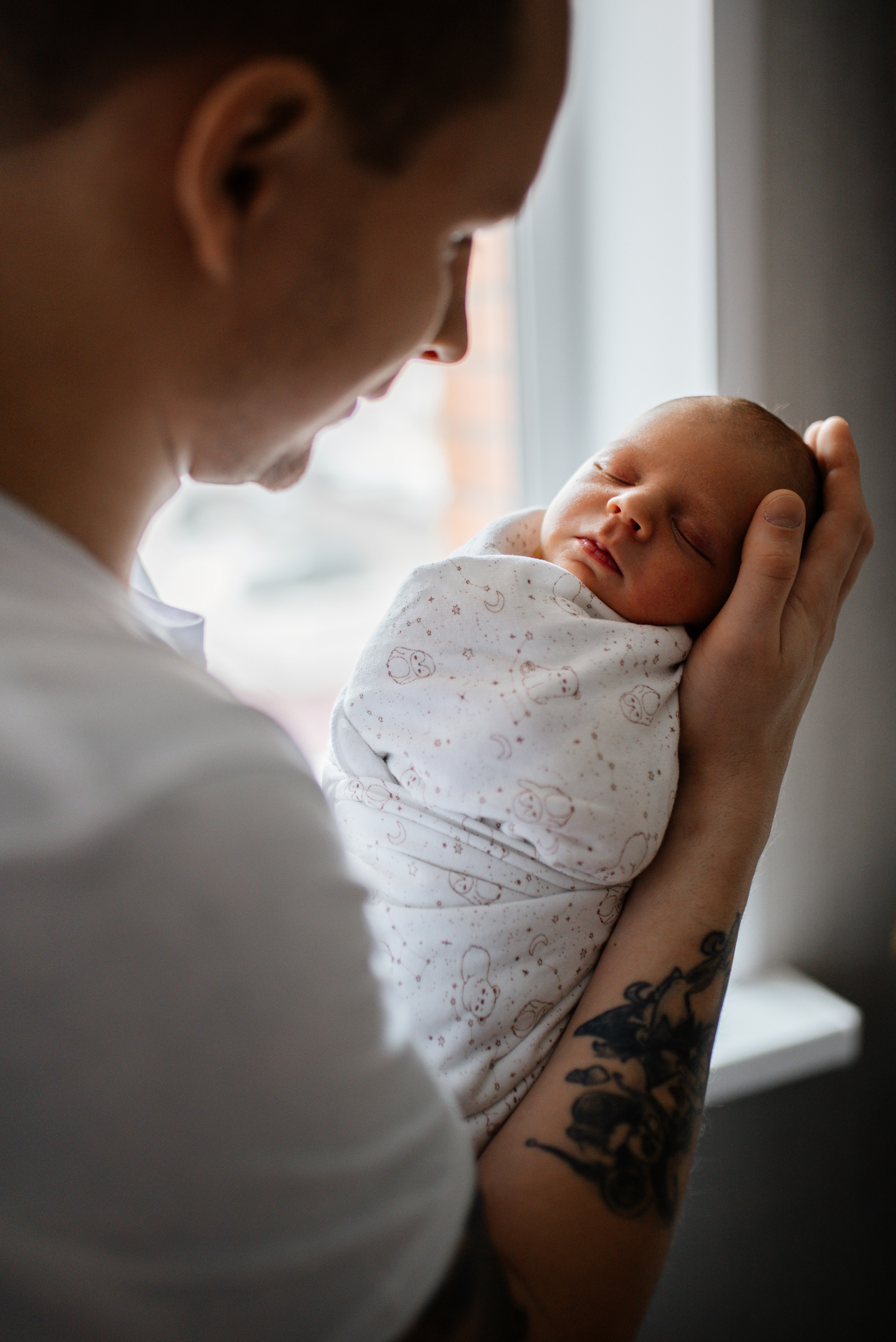Петр Ксения и Саша 14 дней. Семьи