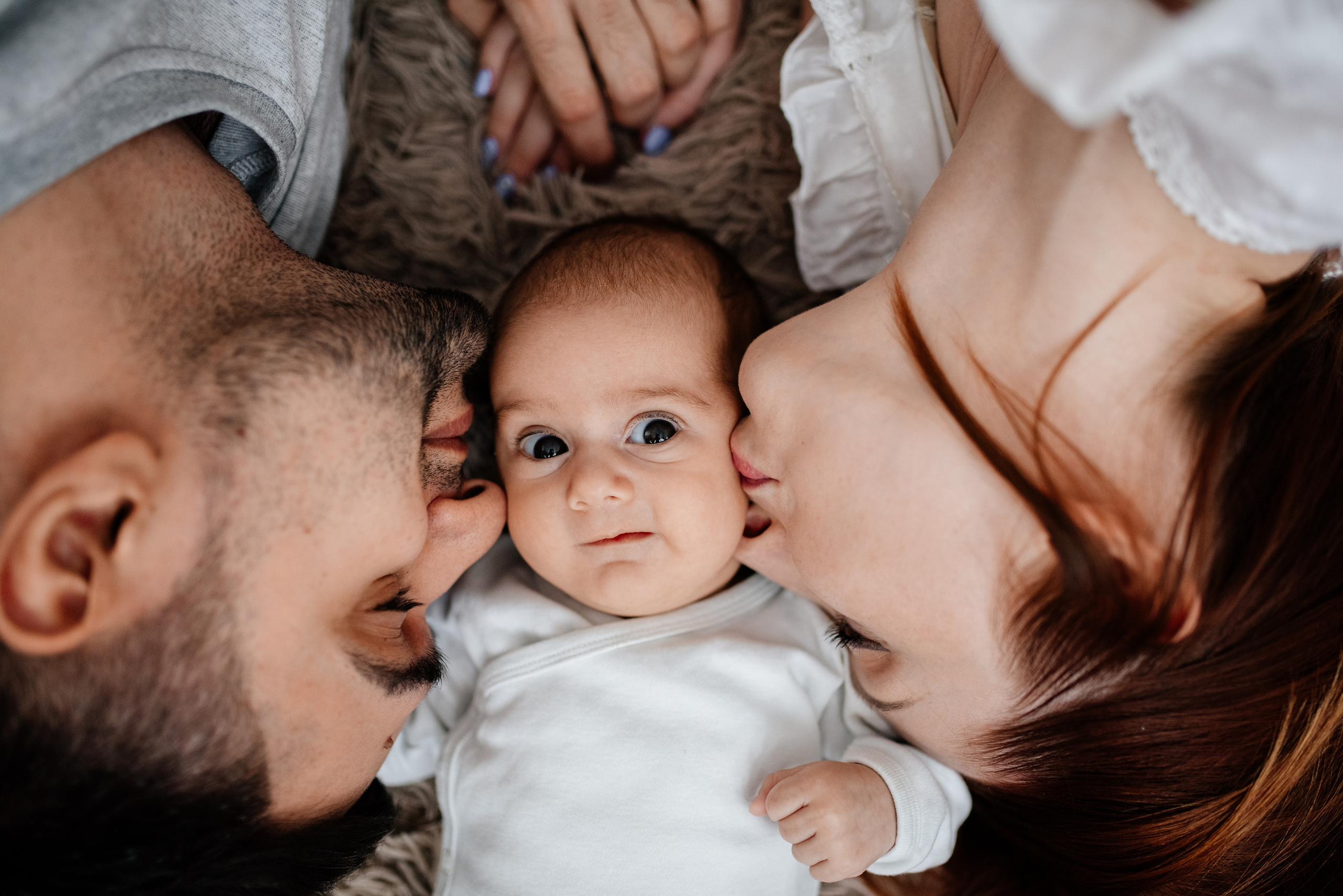 Катя, Дима и Эмилия. Семьи