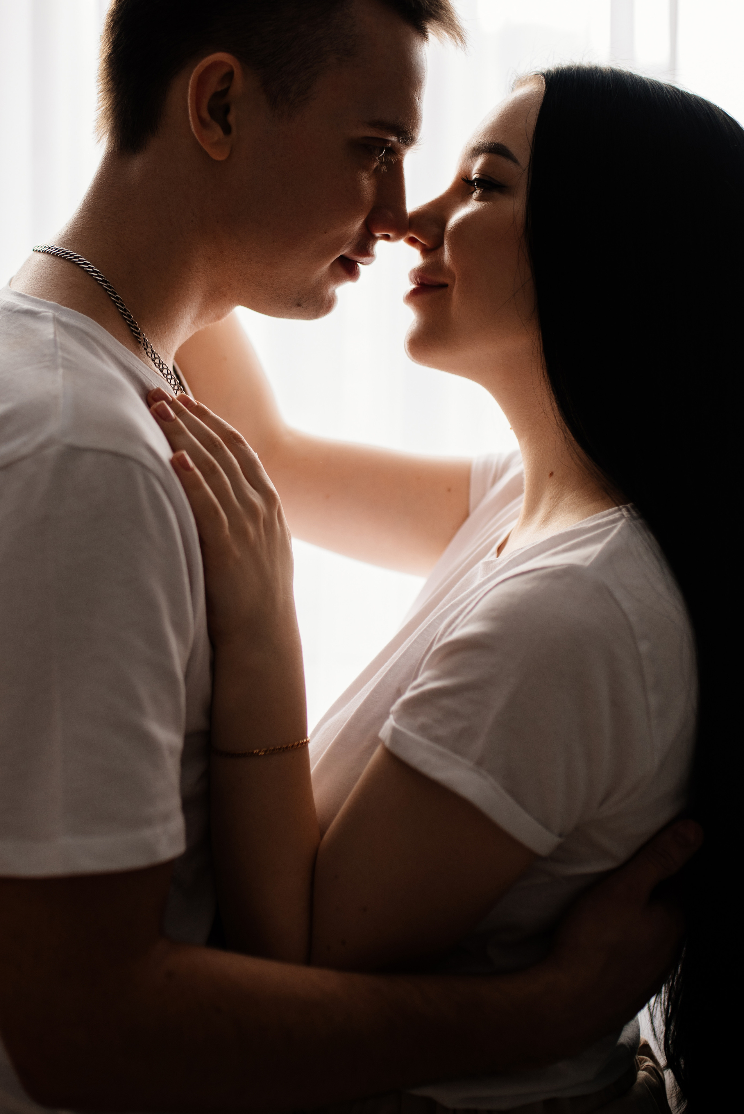 Анжела, Саша, Евочка. Семьи