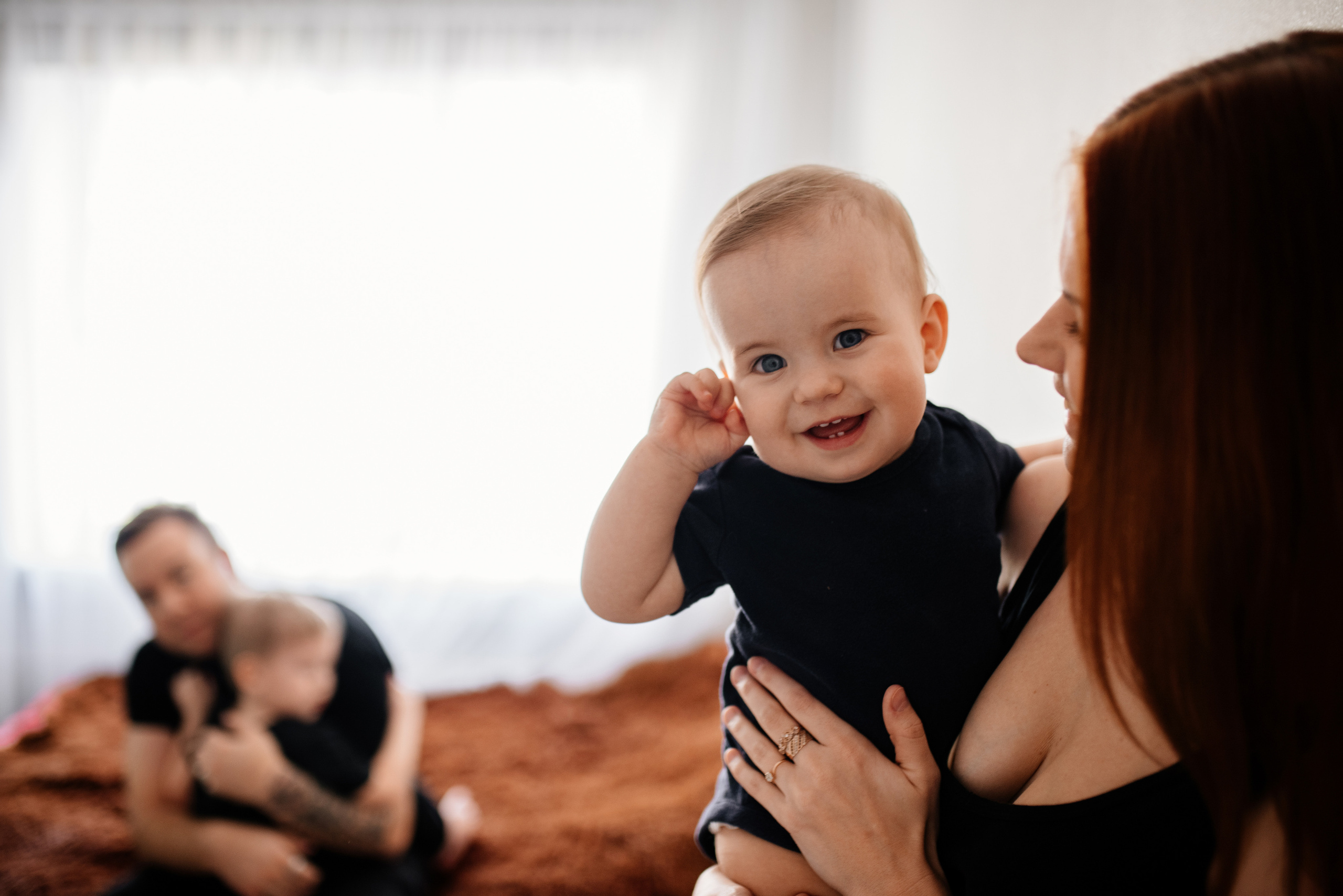 Оля Максим Сеня Степа. Семьи