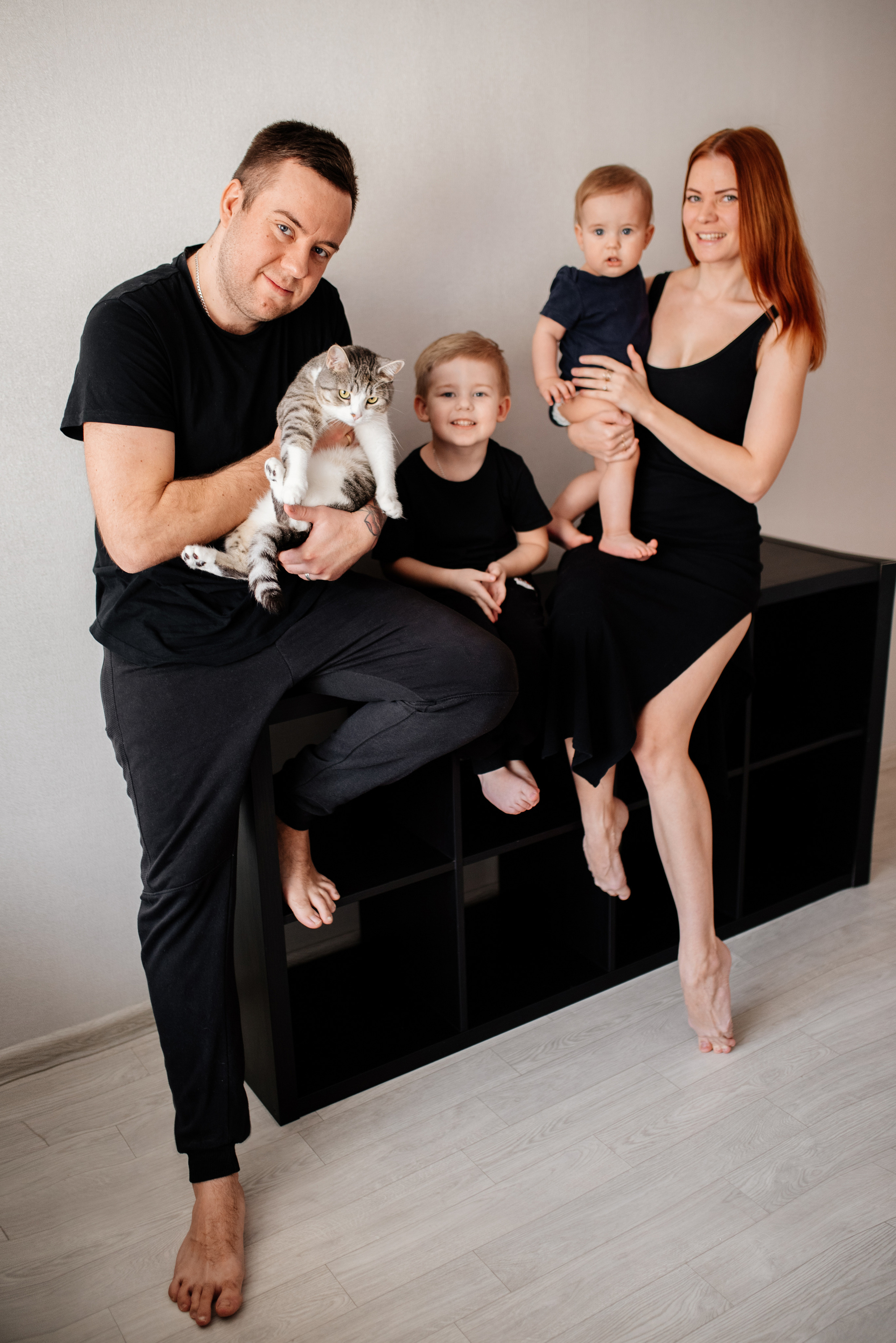 Оля Максим Сеня Степа. Семьи