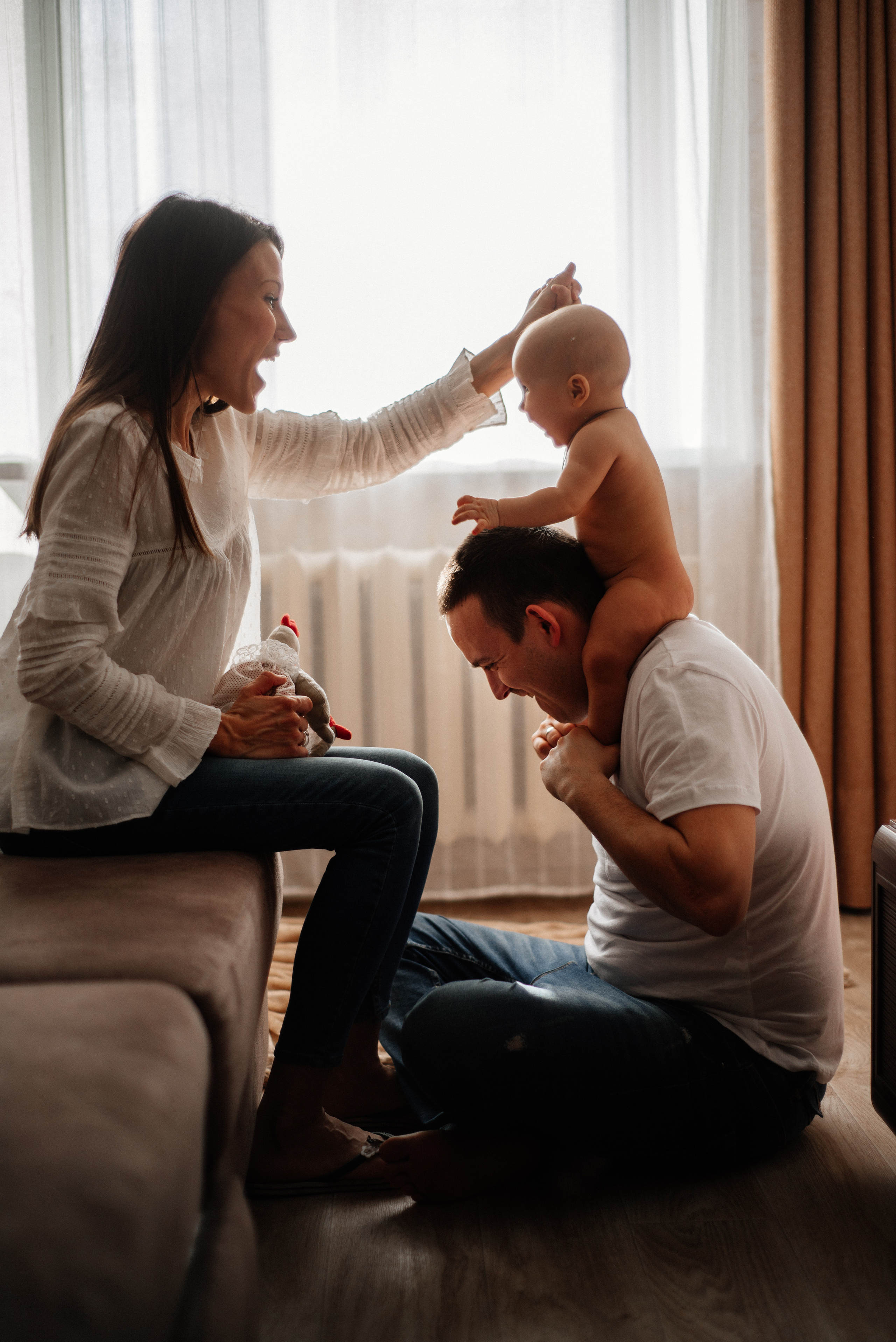 Рома Ксюша Лизочка. Семьи