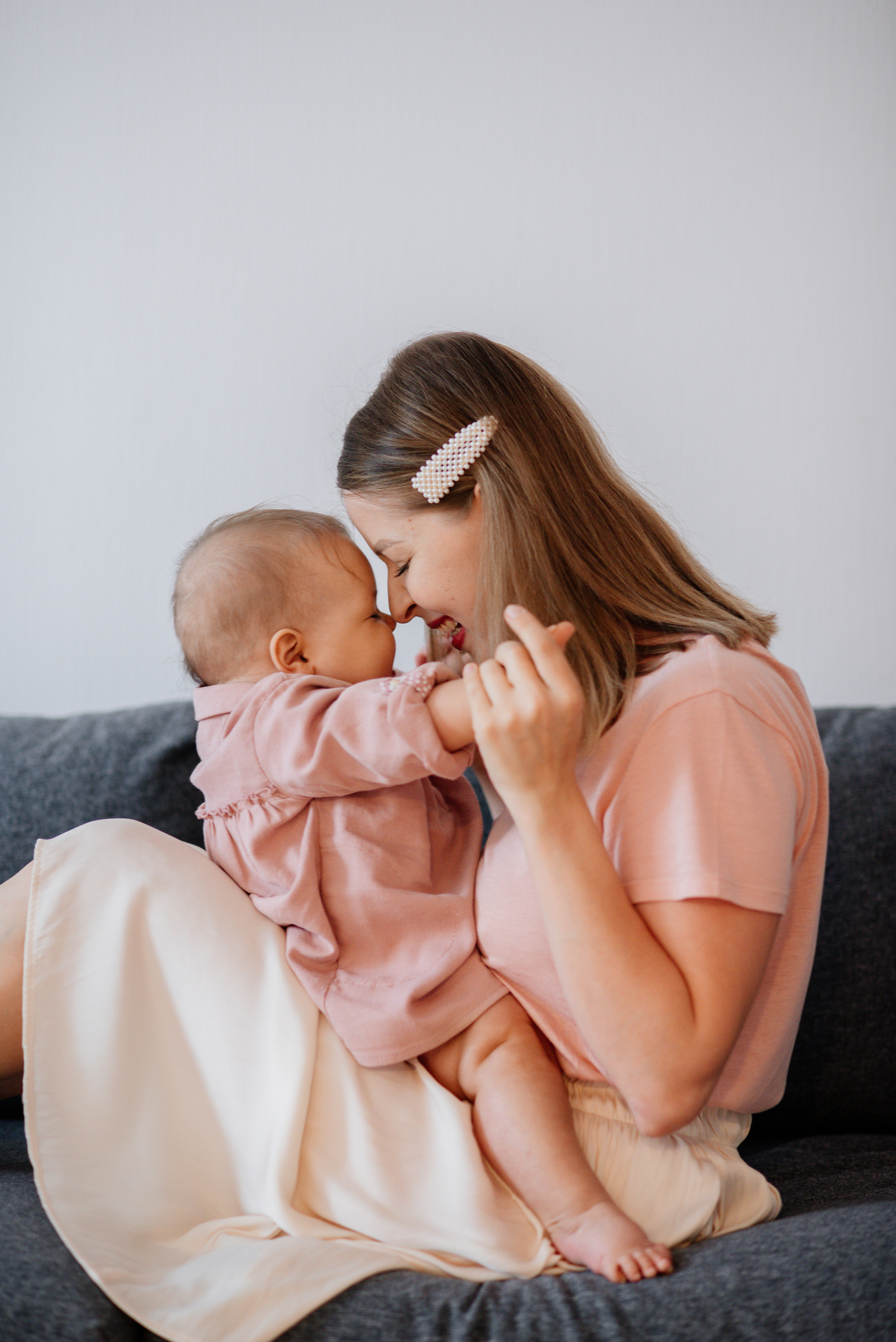 Юля, Максим и Алисочка 6 месяцев. Семьи