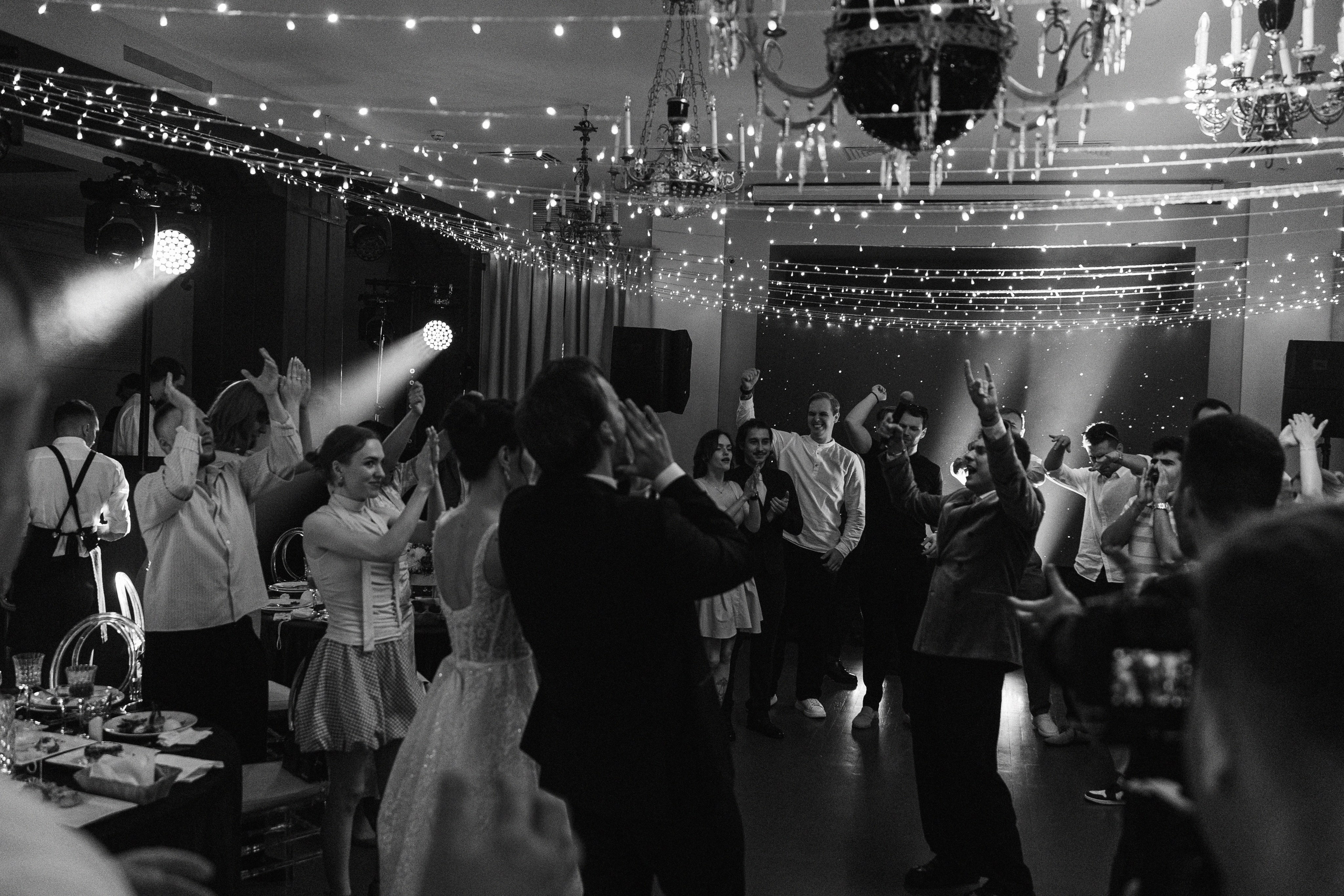 Свадебный ужин в ресторане АРХИТЕКТОР. Свадебный фотограф Москва