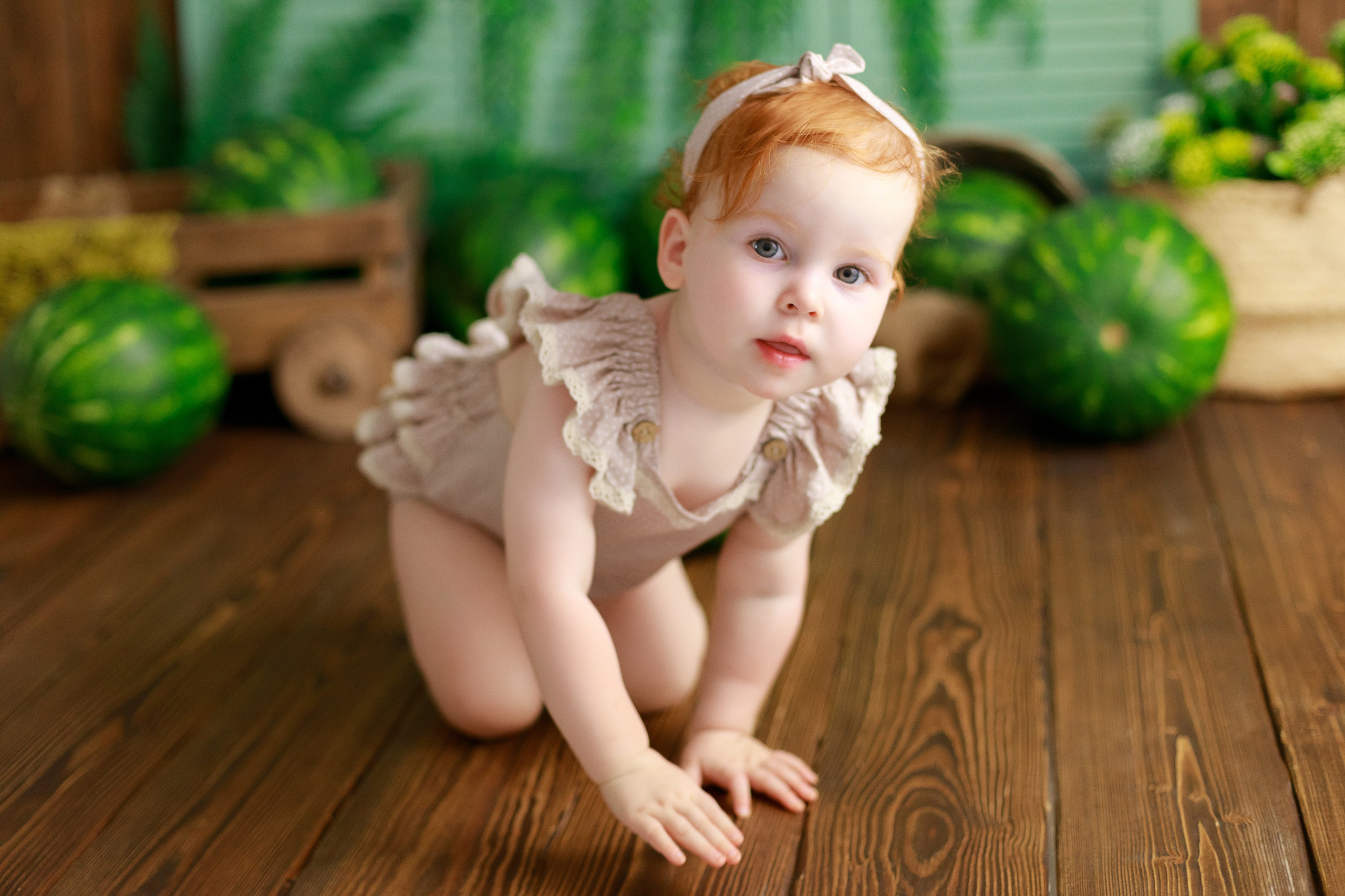 Детская арбузная фотосессия в Краснодаре. Детский и семейный фотограф в Краснодаре Альбина Морозова