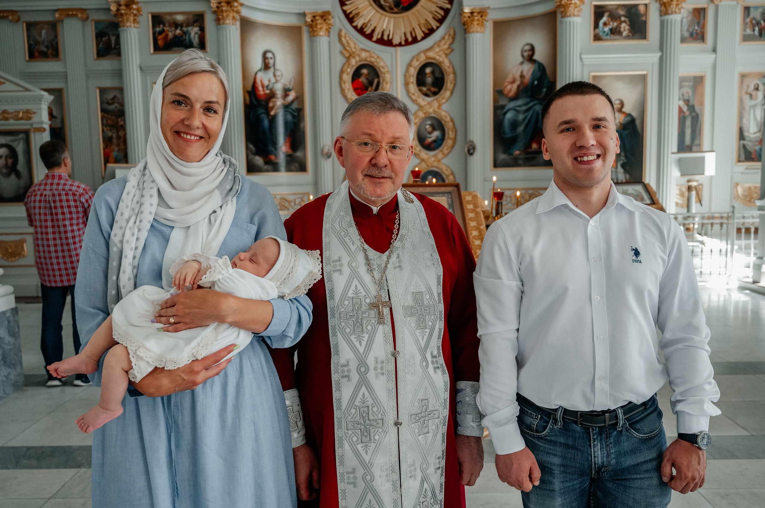 Крещение Марии. Храм Рождества Христова на Песках. Фотограф на роды СПБ Юлия Герасимова