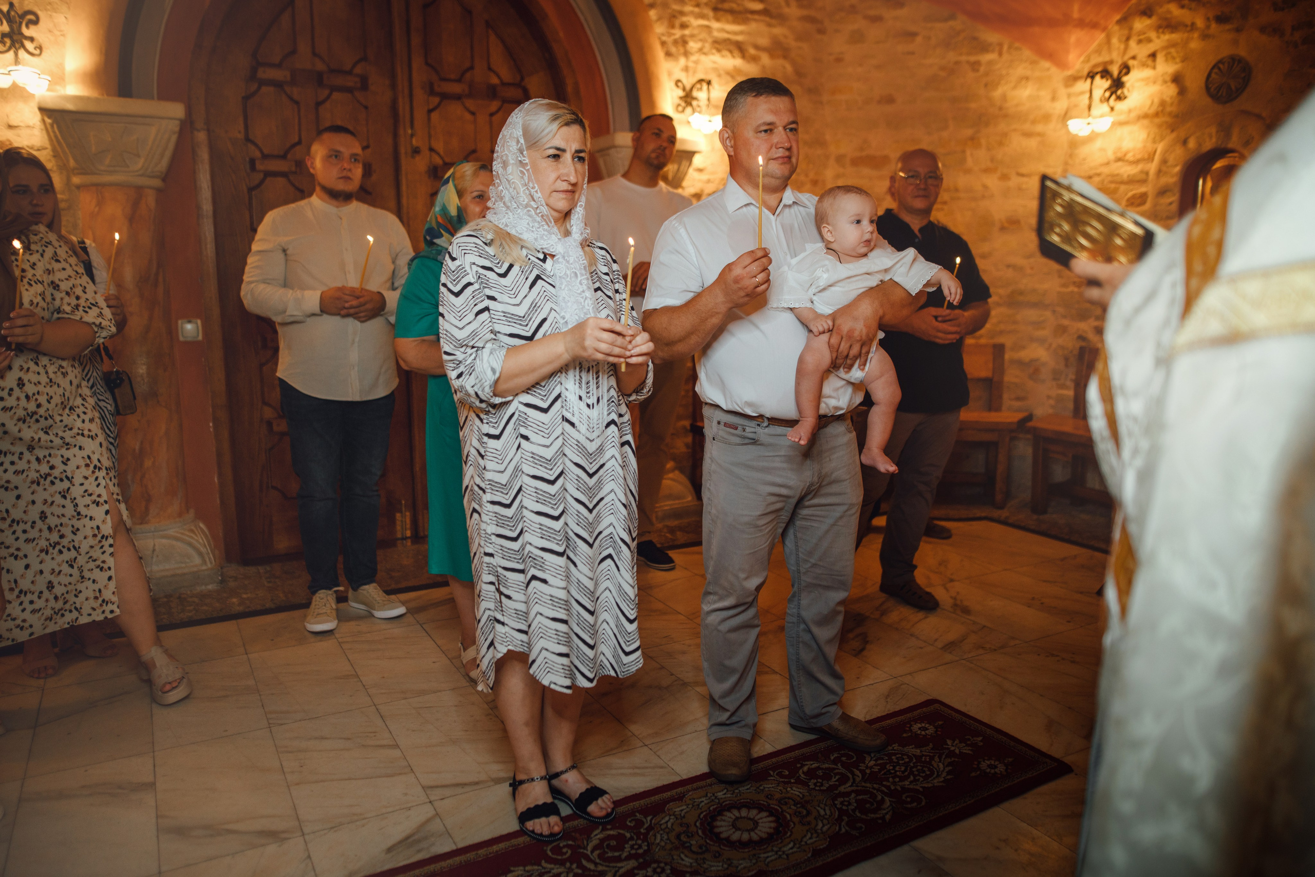 Крещение Егора (Георгия) Державный храм, св. Елисаветенского монастыря, Новинки, август 2024